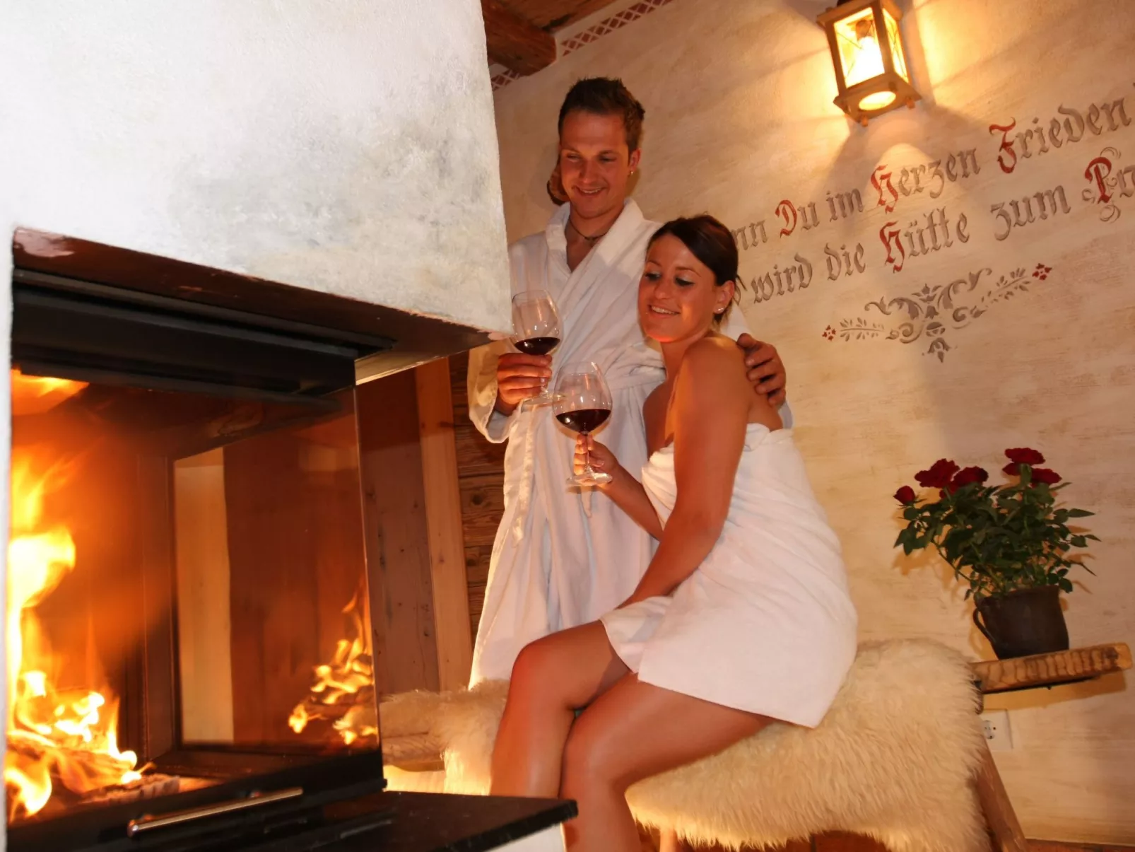 Im Almdorf in Flachau-Dehors