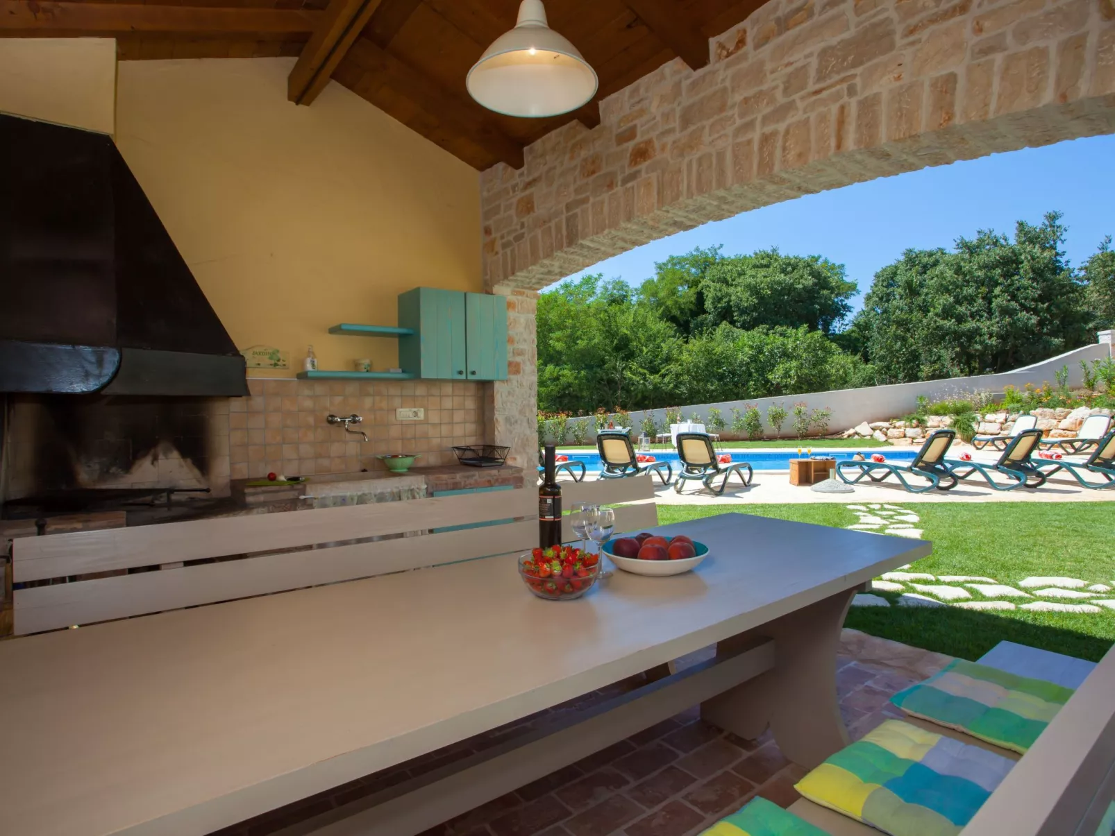 Luxusvilla "Azzurra" mit beheiztem Pool-Outside