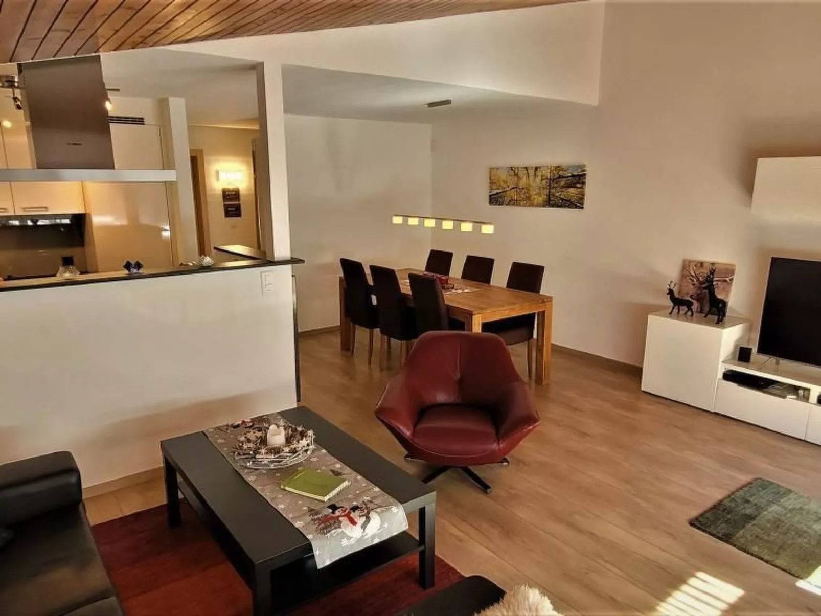 Mountain view-Drinnen