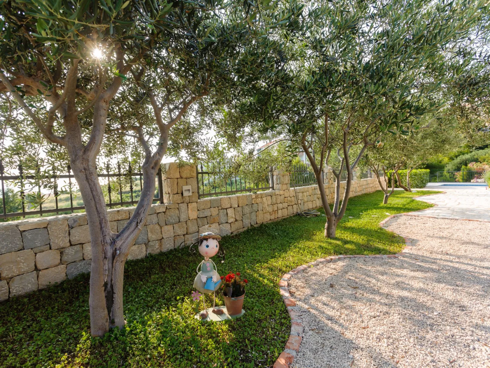 Luxuriöse Steinvilla mit privatem Swimmingpool und herrlichem Meerblick-Dehors