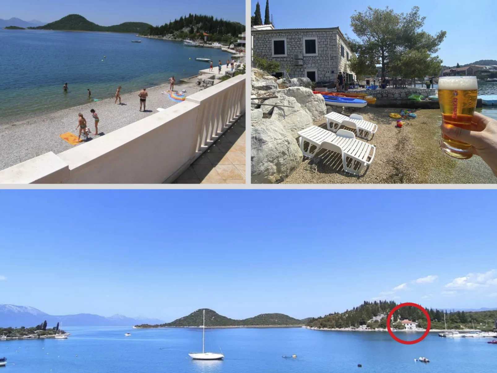 Sonnenaufgang an der Adria - Strandhaus-Draußen