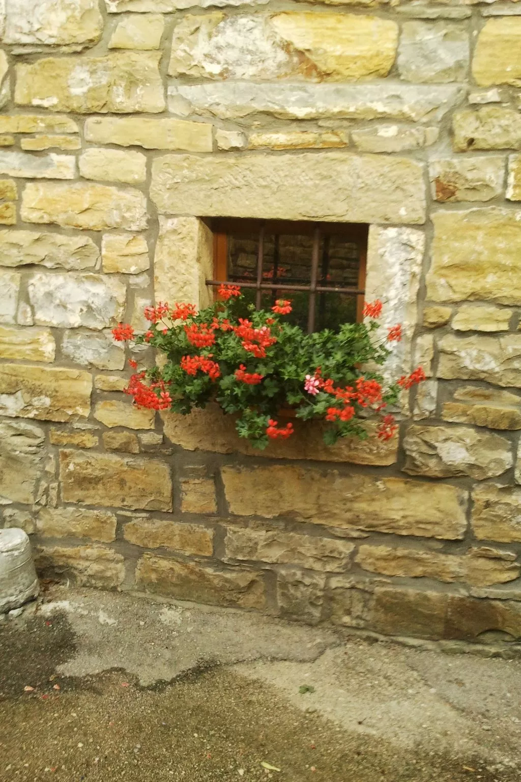 Istrisches Steinhaus-Draußen