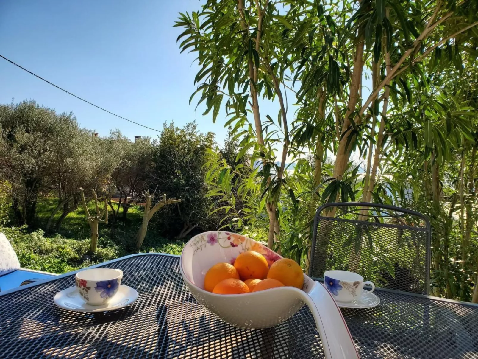 Appartement in Kožino mit Garten, Terrasse und Grill-Outside
