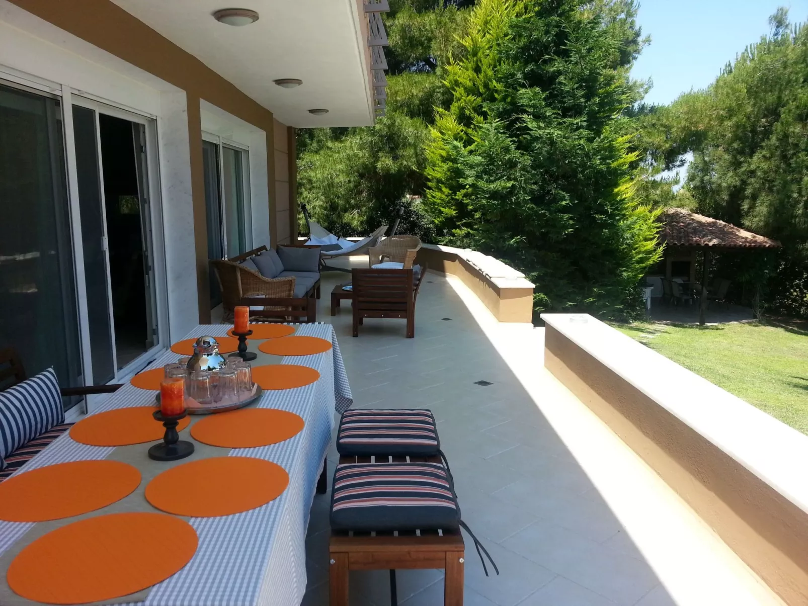 Ferienvilla "Anna Maria" mit Blick auf das Wasser-Draußen