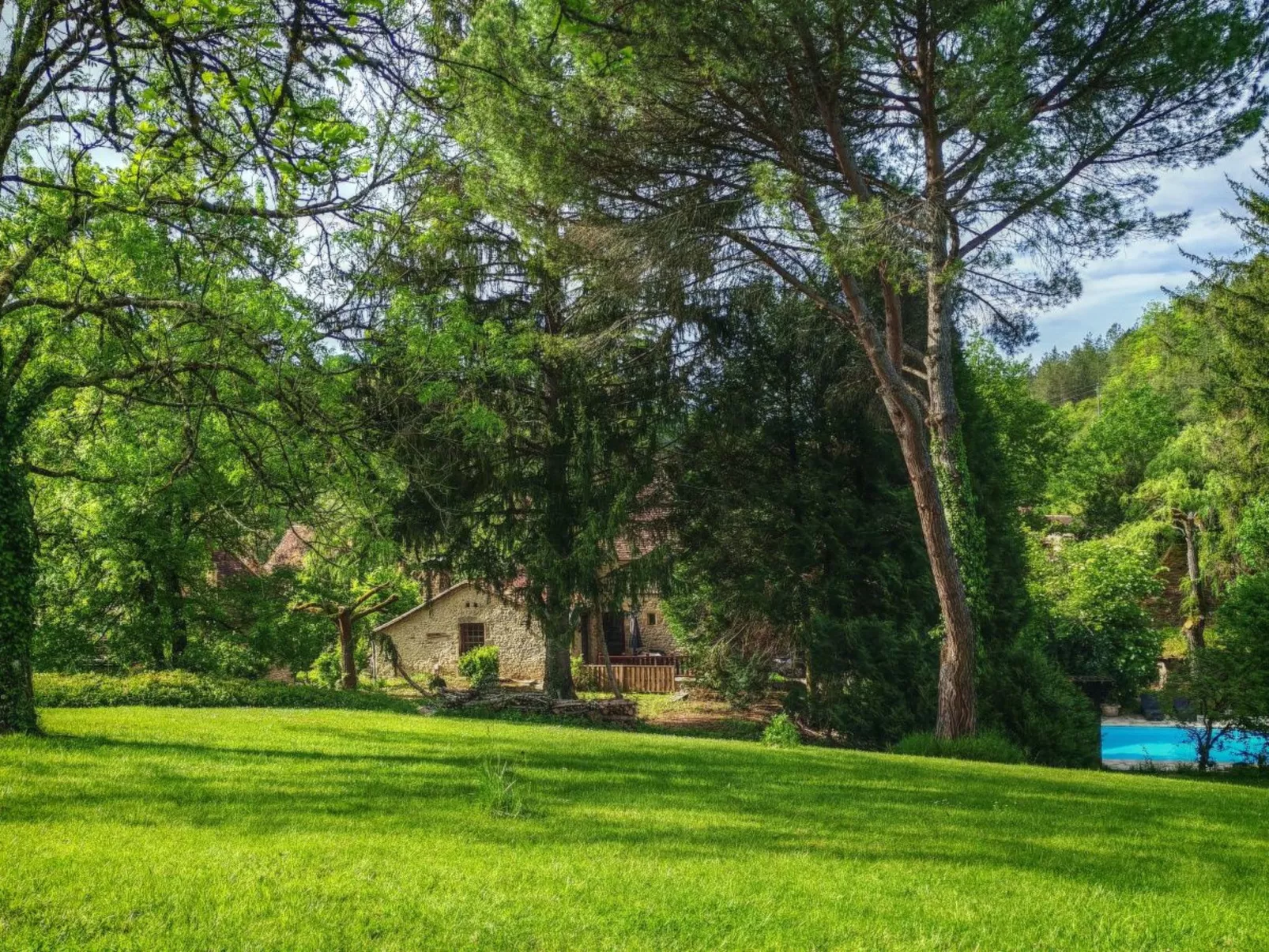 In Périgord Noir Dordogne in der Nähe von Limeuil-Outside