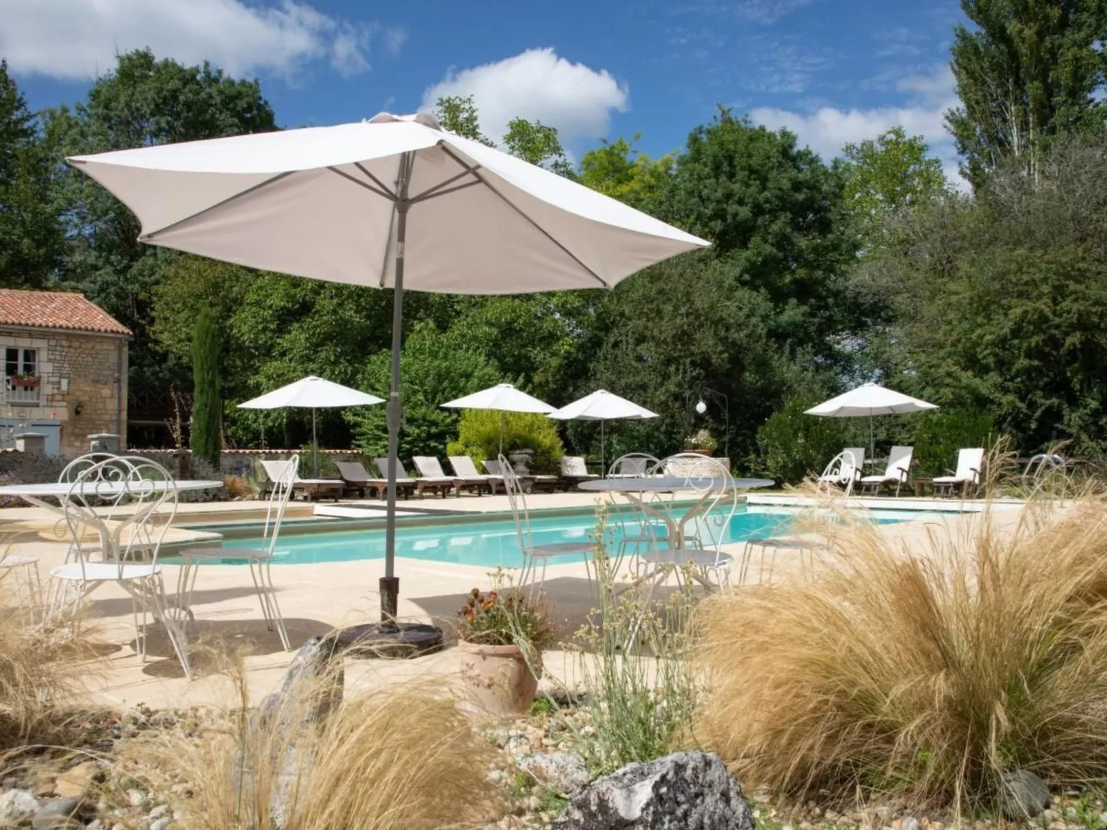 Le Petit Moulin - Feriendomizil mit beheiztem Pool-Dehors