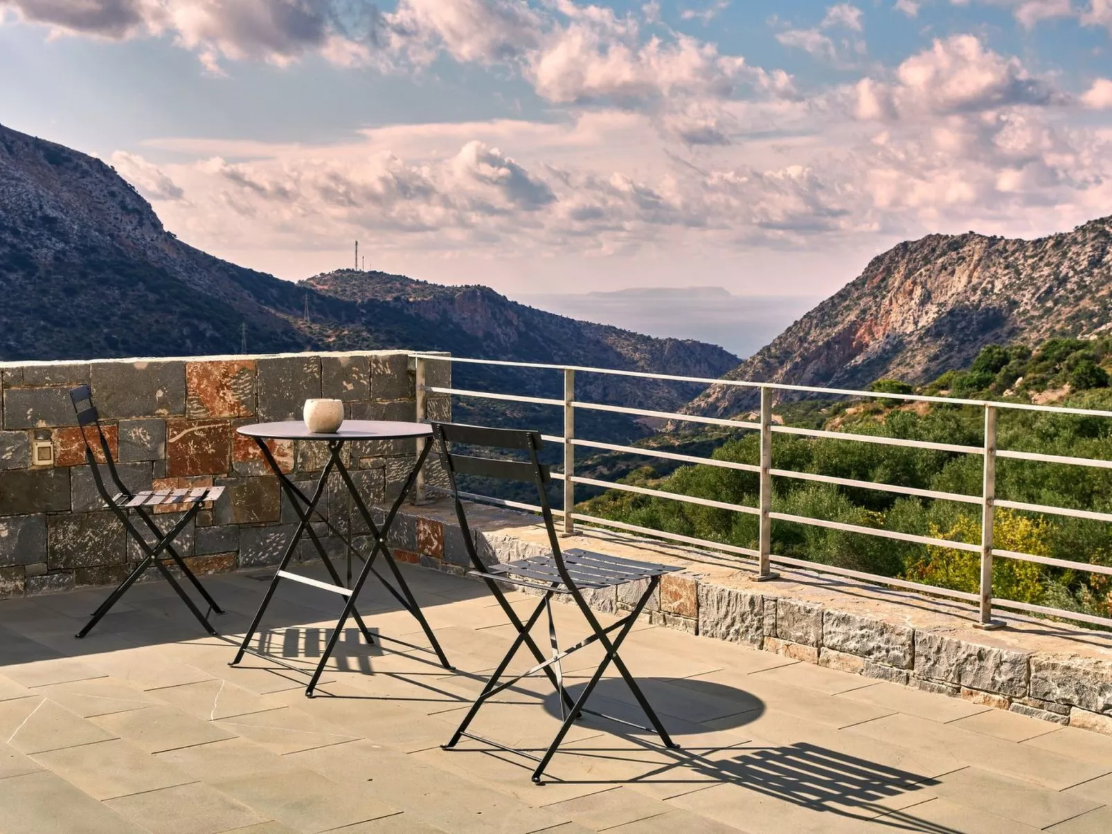 Villa Adagio mit Privatpool in Vrachasi, Kreta-Draußen