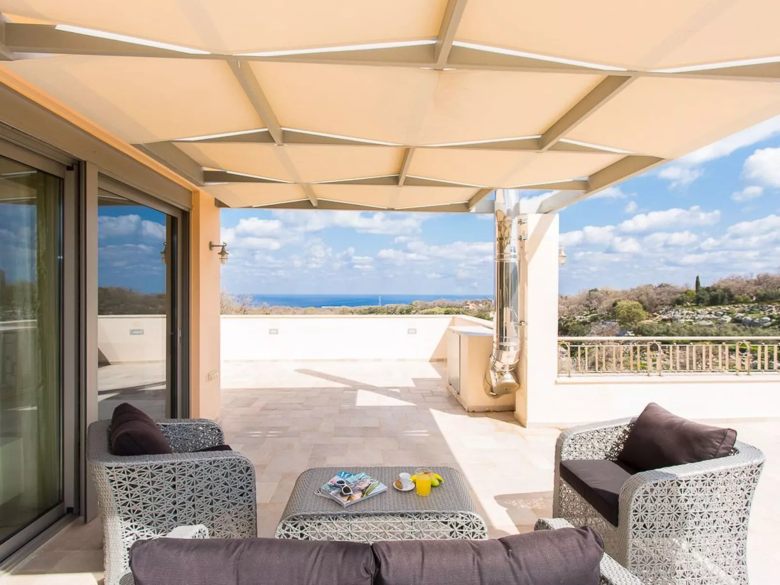 Deluxe Villa Ianthos - Whirlpool im Freien, Kinderpool-Inside