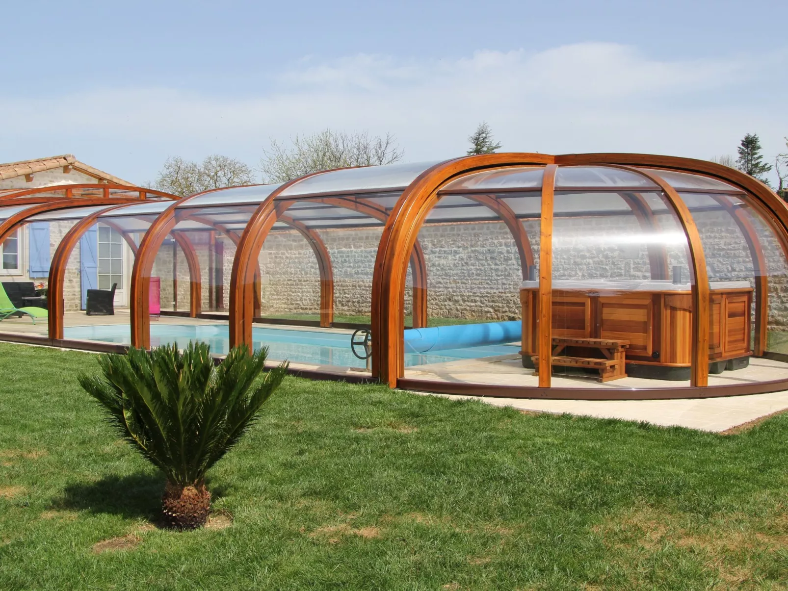 Villa "La Bergerie" mit Privatpool und Spa-Outside