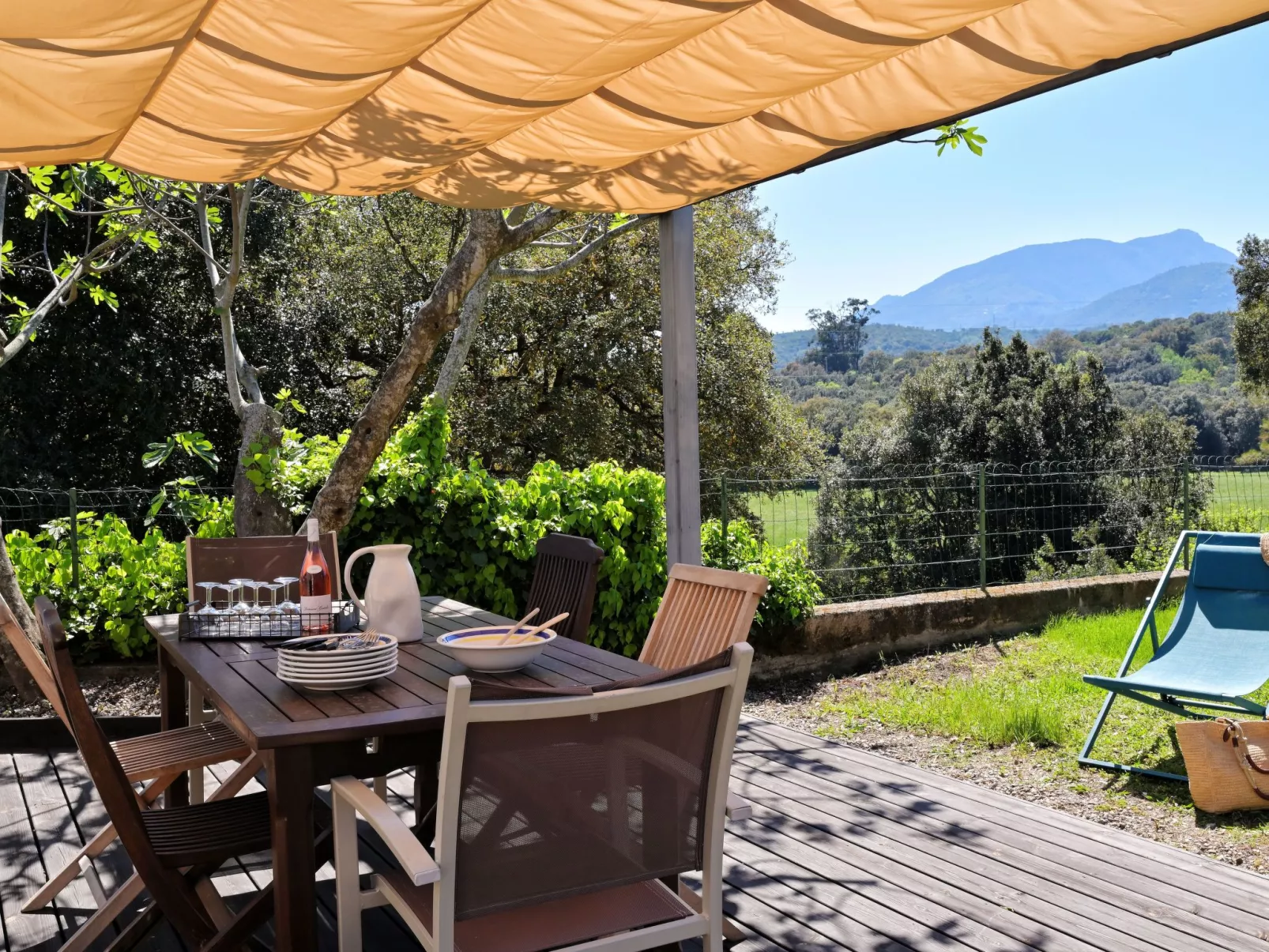 Domaine Punta della Guardia Maison A Figa mit Blick auf das Meer-Dehors