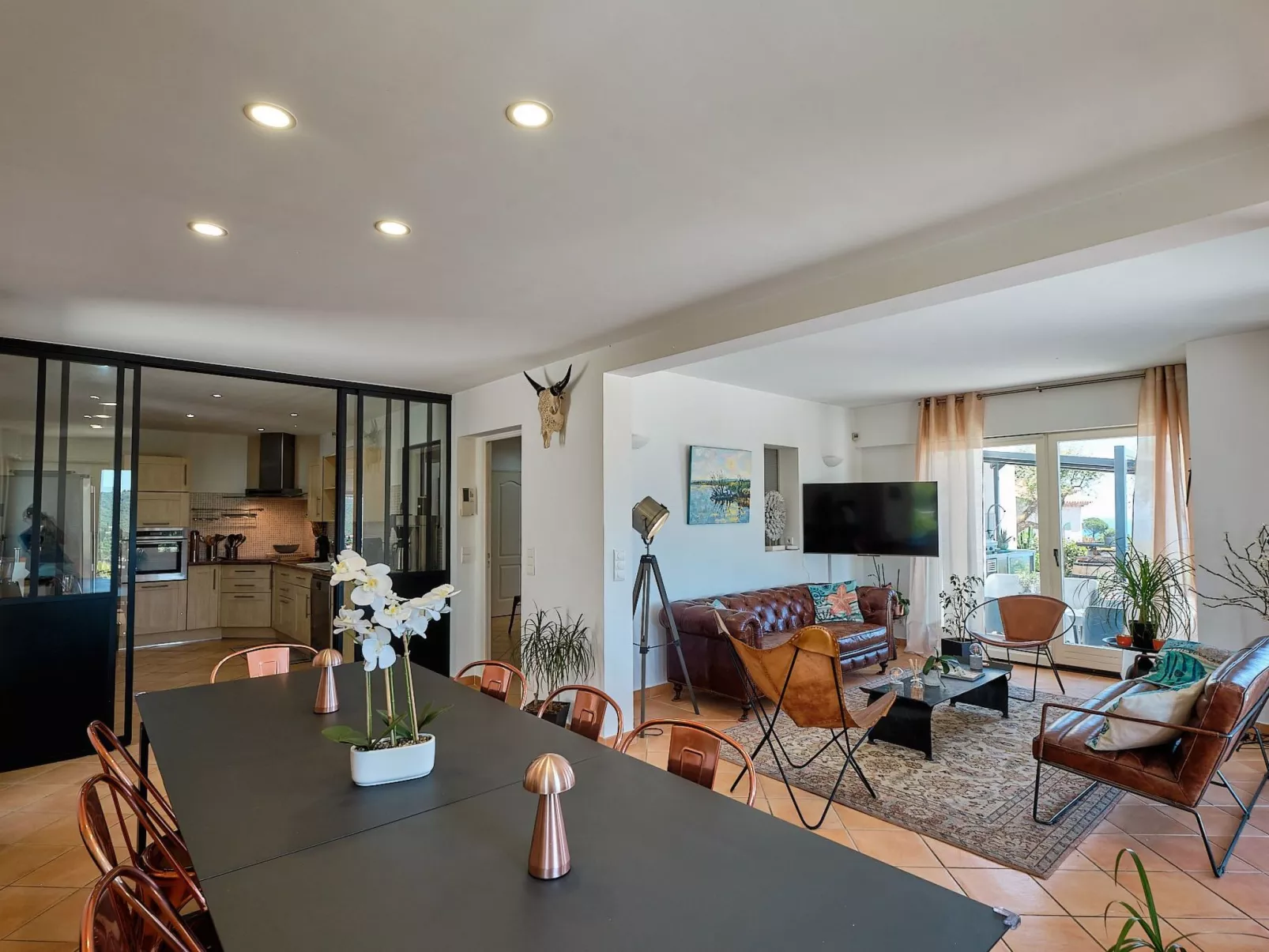 950m vom Meer, herrlicher MEERESBLICK, Pool, Jac-Drinnen