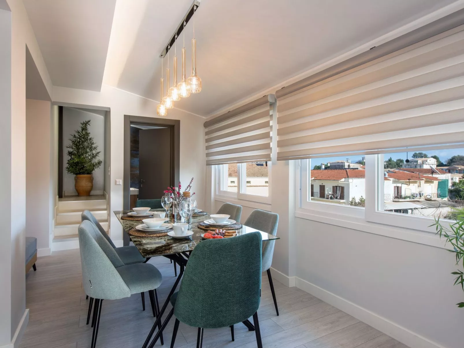 Elegantes Apartment mit zwei Schlafzimmern in Kassiopi-Inside