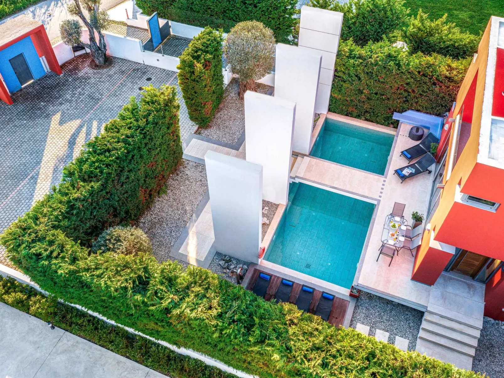 Charmante Mandelvilla auf der Insel Rhodos-Dehors