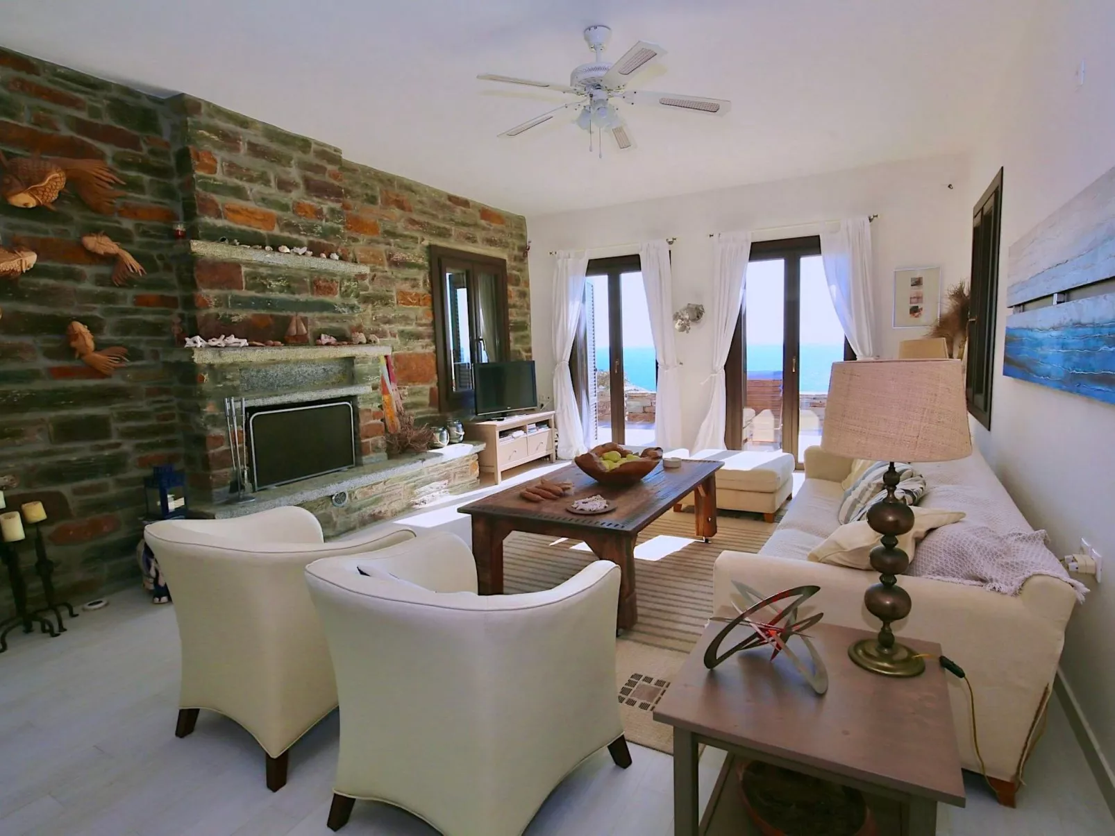 Strandhaus mit atemberaubender Aussicht-Dedans