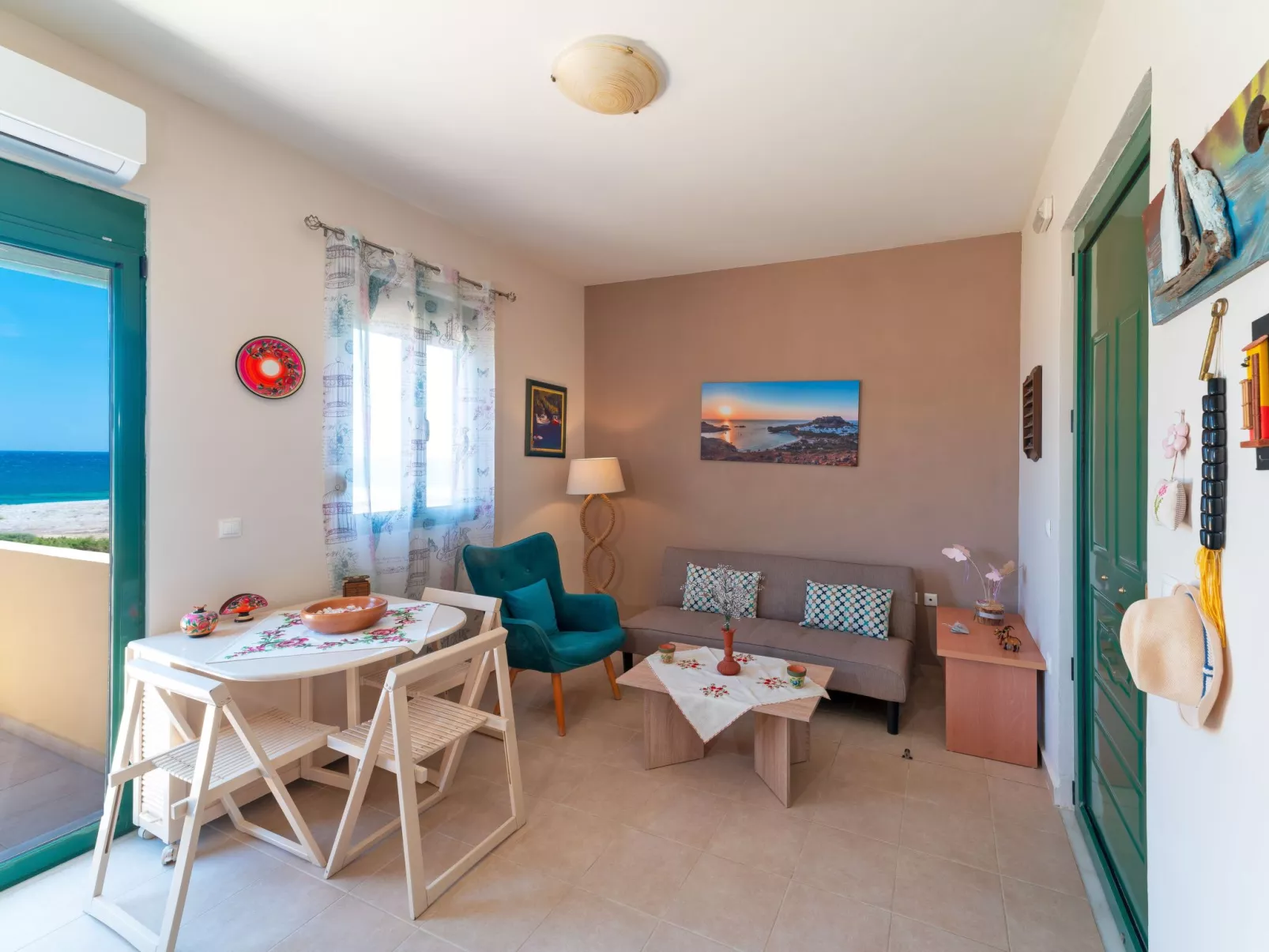 Mare Blu 2 am Strand-Dedans