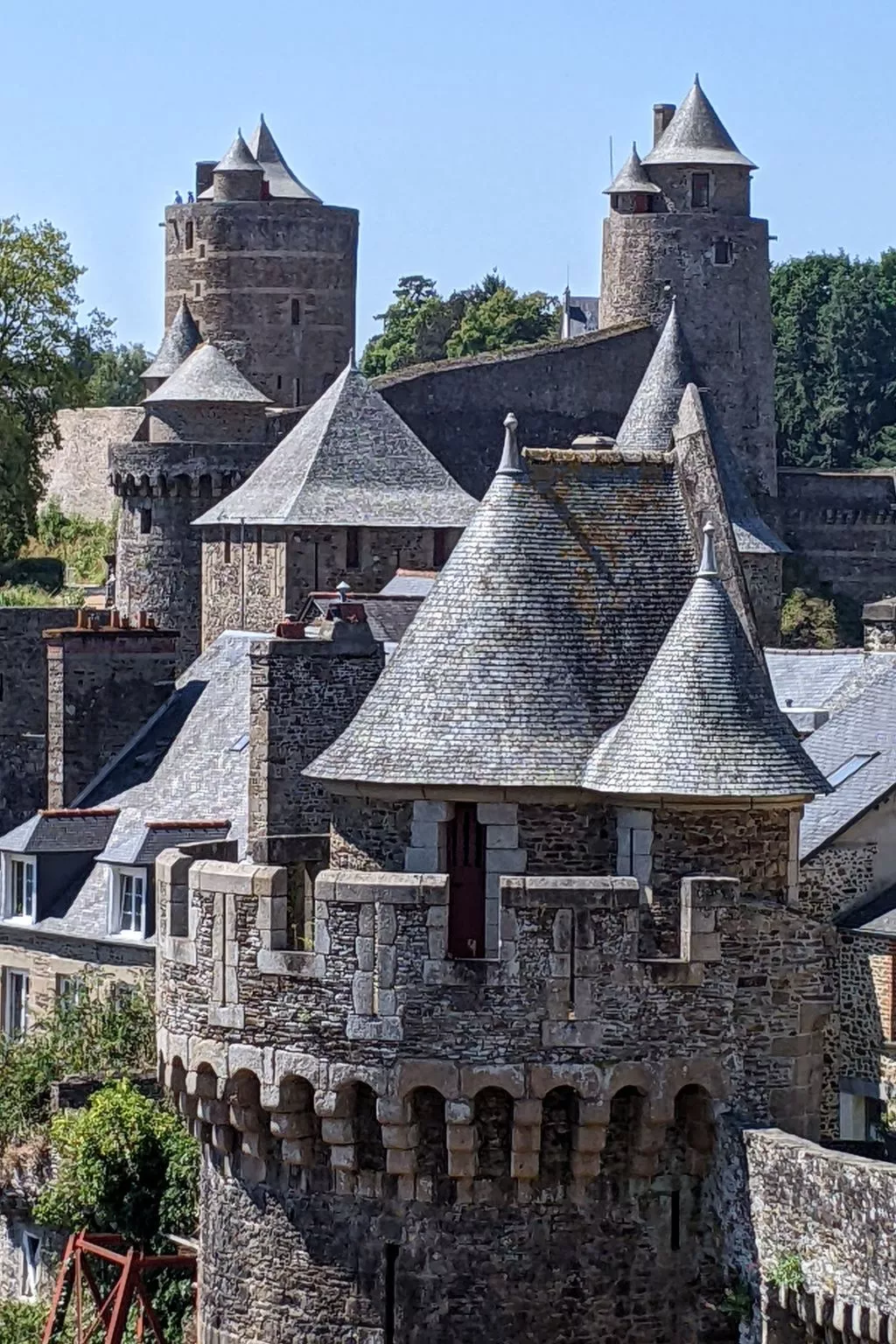 Gite Pamphilienne mit Blick auf Mont Saint Michel-Dehors