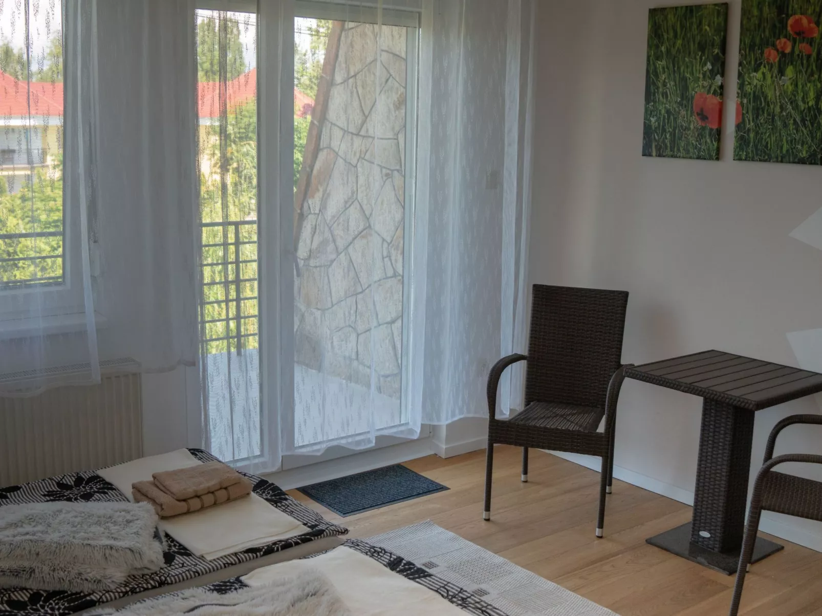 Doppelhaushälfte für sechs Personen mit Garten-Inside