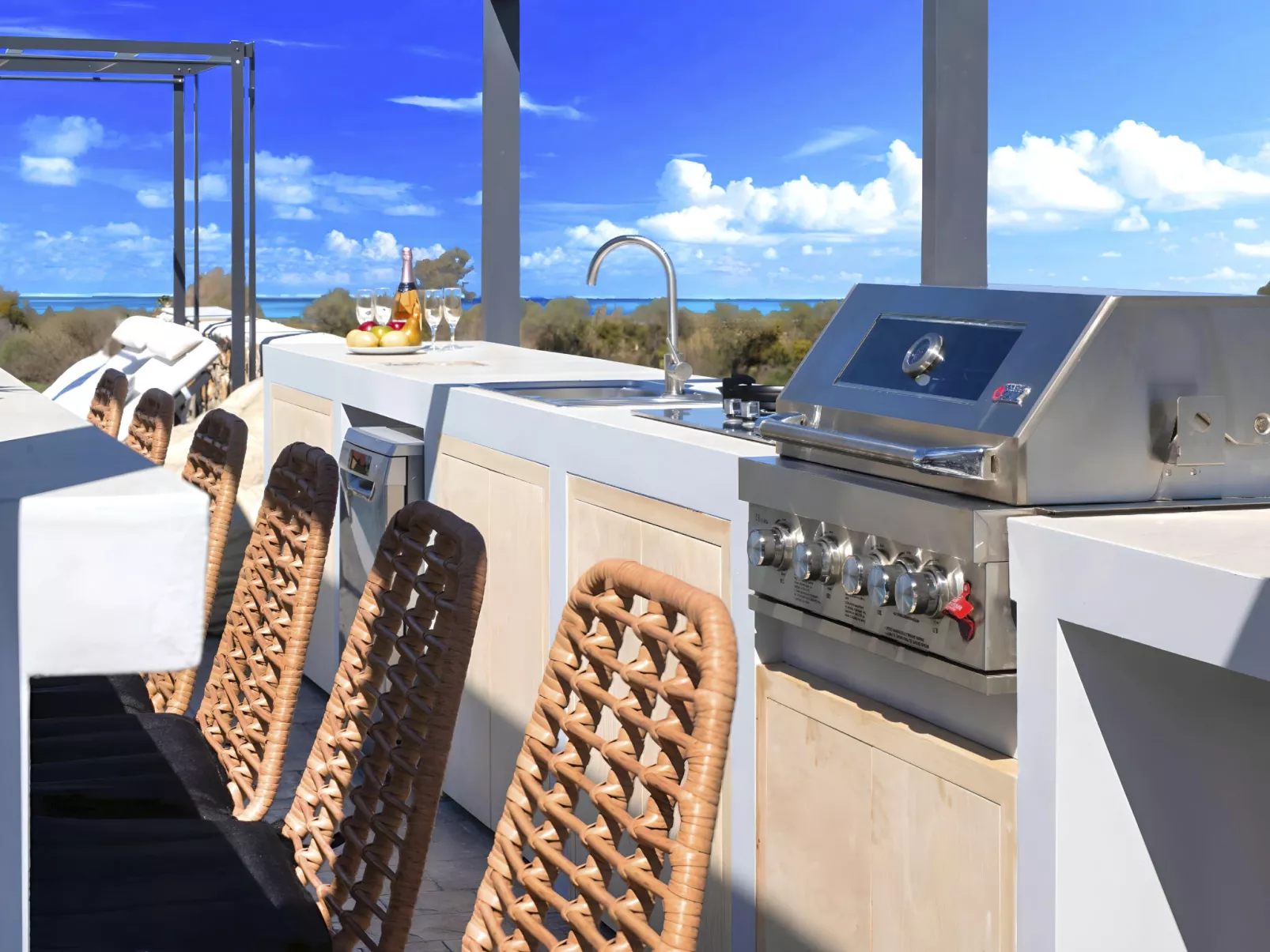 Grey Grand Villa Privater Pool-Dehors