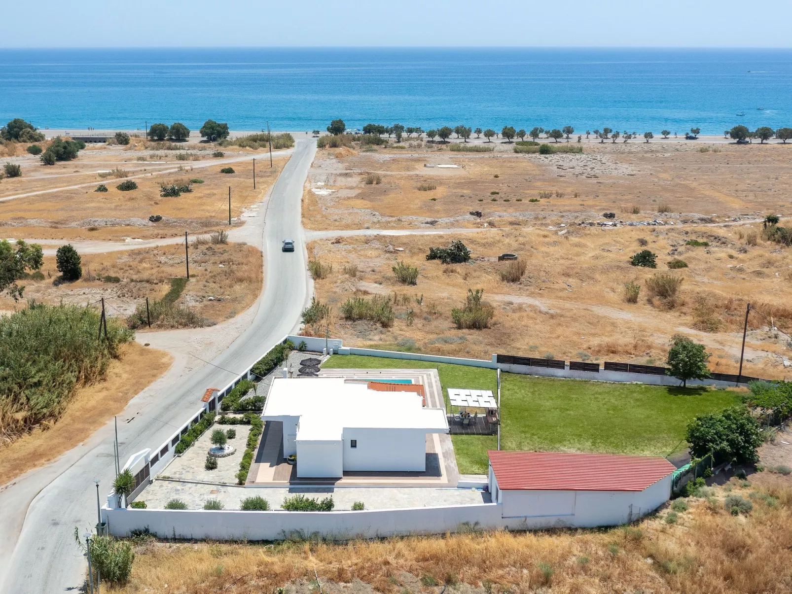 Elysianische Villa in der Nähe des Dorfes Afantou-Dehors