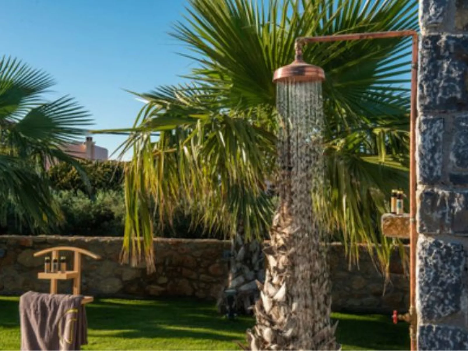 Luxuriös gestaltete Villa mit privatem Pool-Draußen