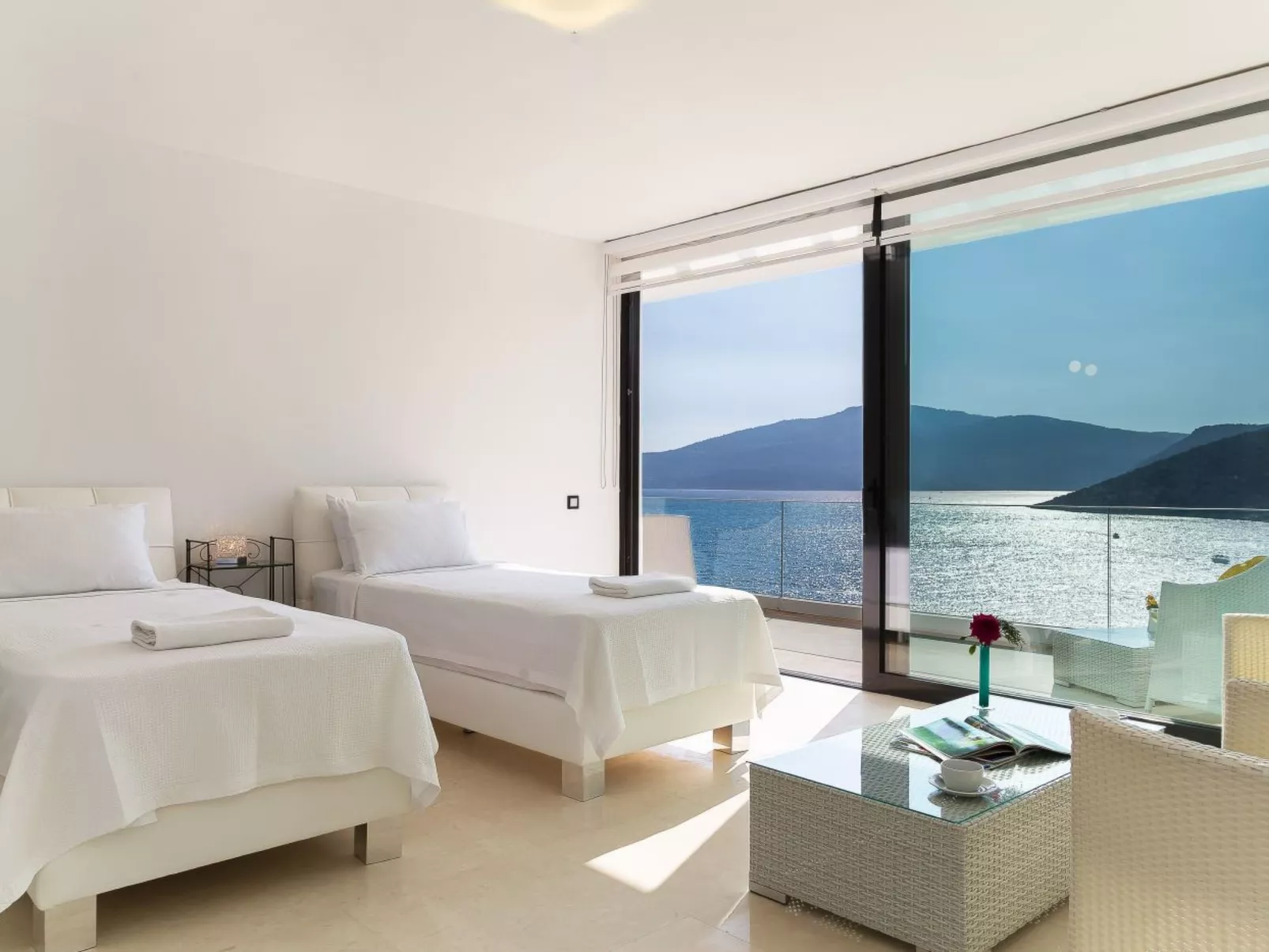 Moderne Villa nähe Meer in Kalkan-Drinnen