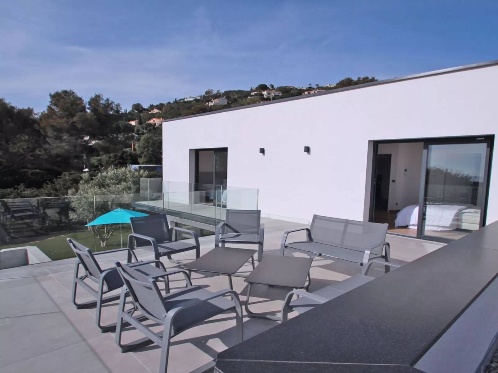 Villa 10 pers - Privates Schwimmbad - Meerblick - Wifi-Draußen