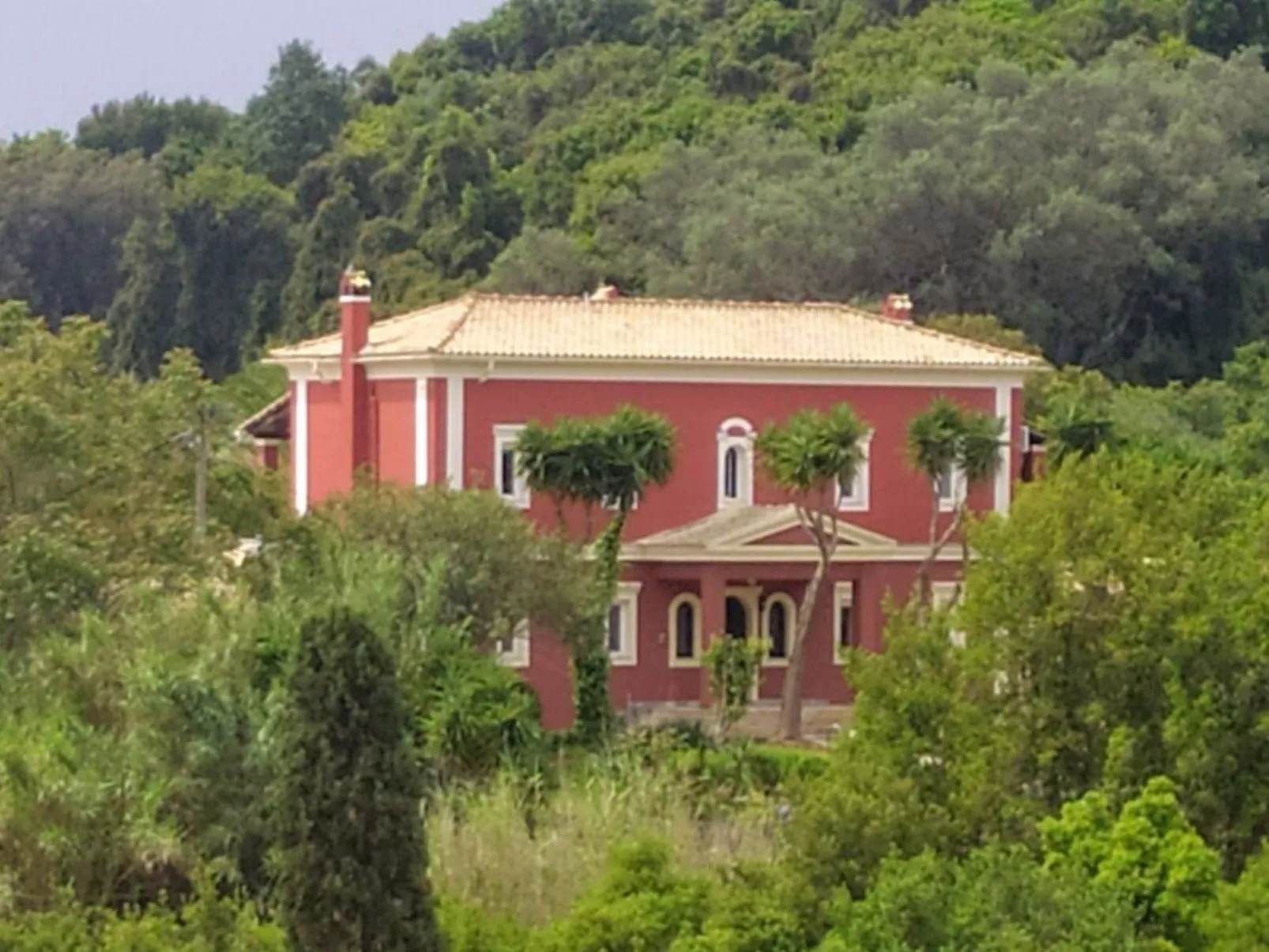 Ferienvilla "Villa kerkyra" mit eigenem Pool-Dehors