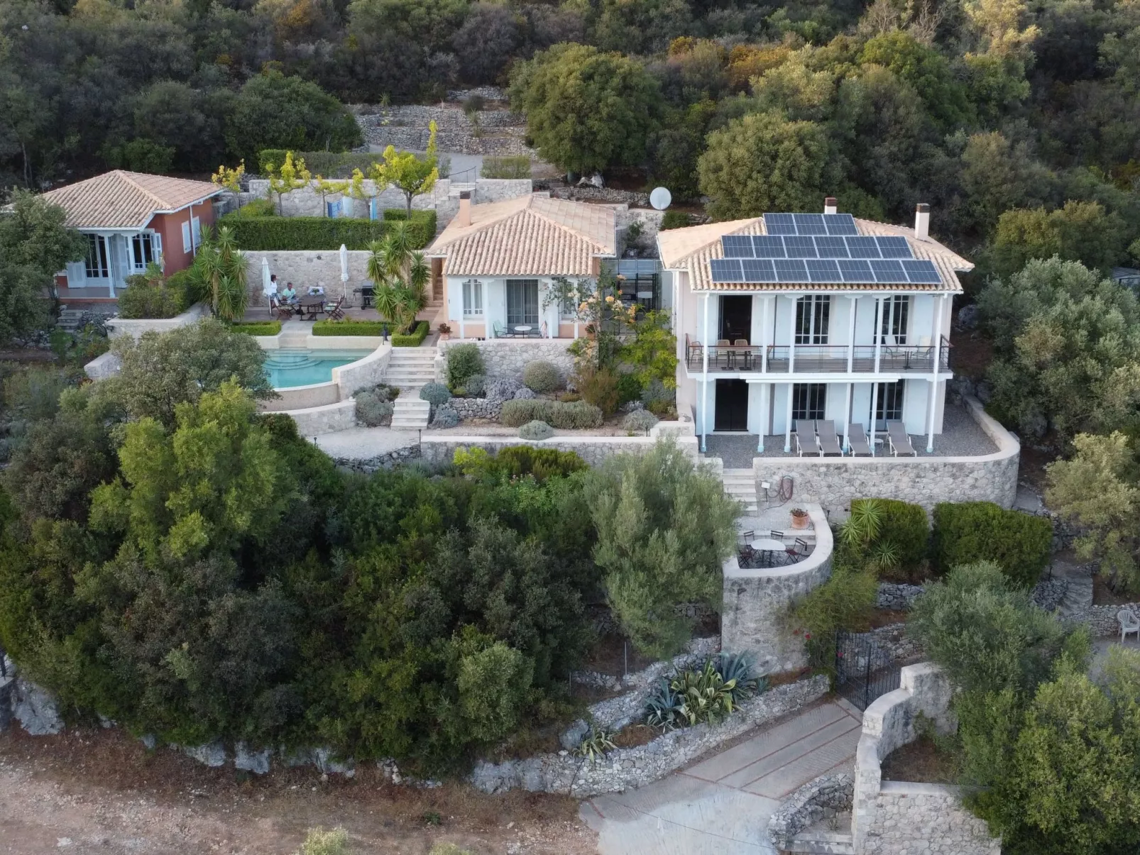 Die Drei Grazien, luxuriöse Villa mit eigenem Pool-Outside