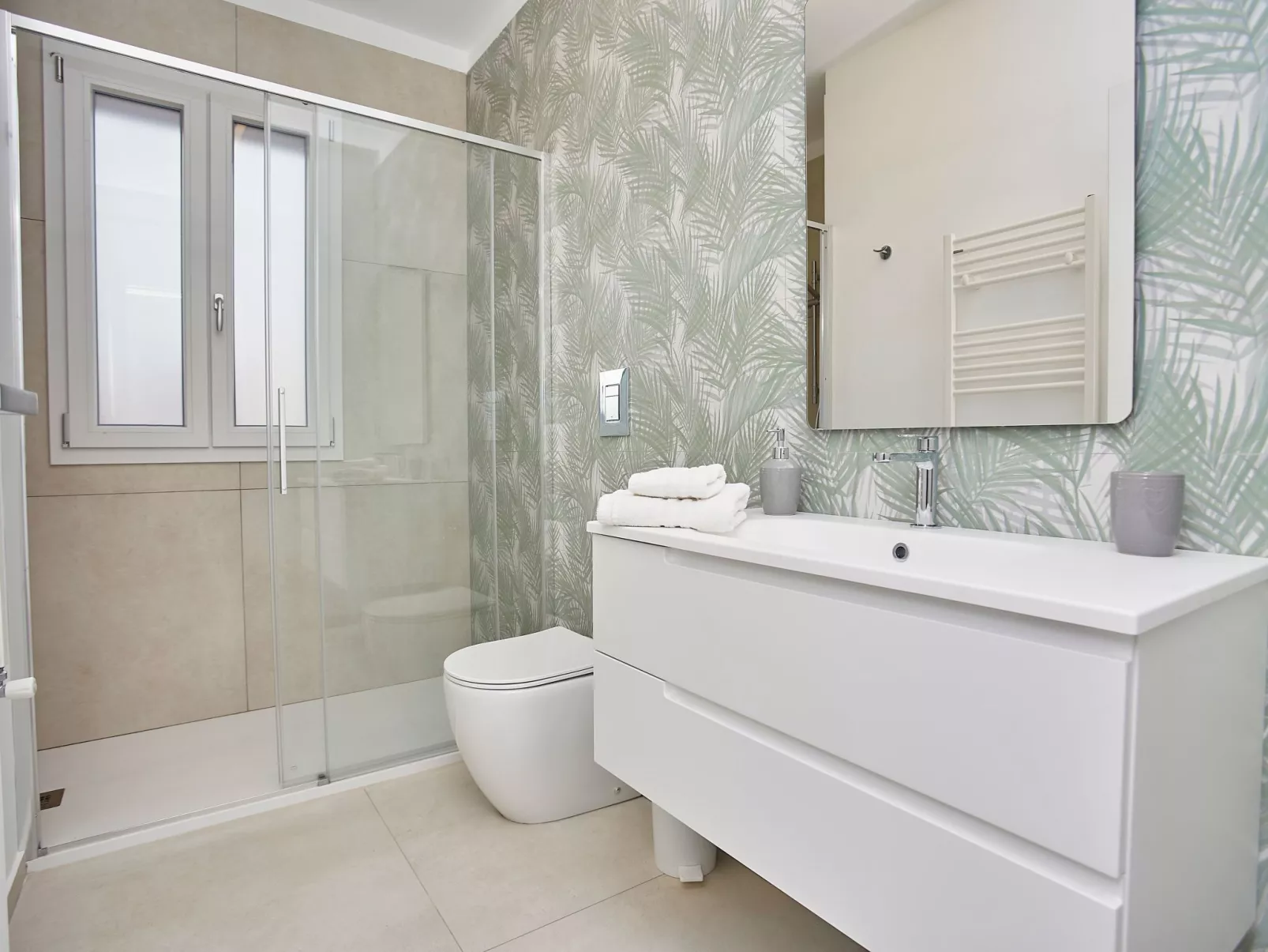 Grüne Wohnung 1 Stockwerk-Inside