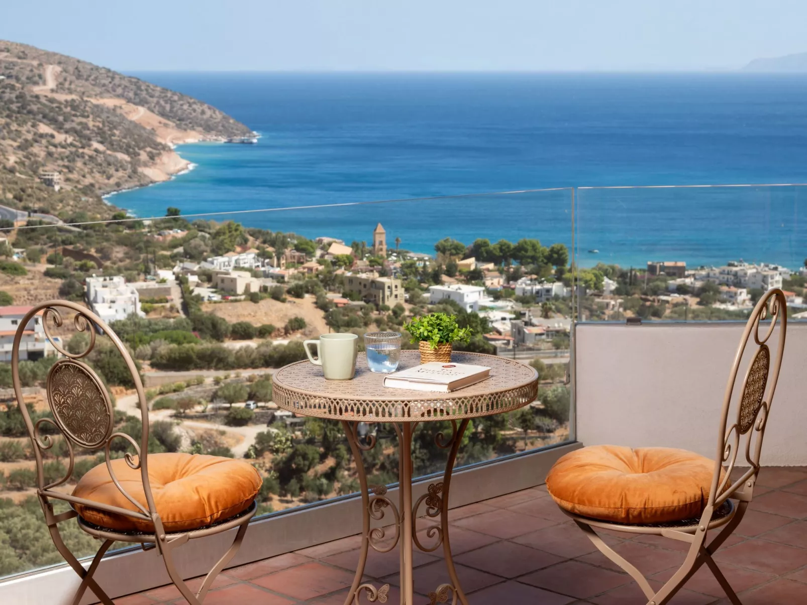 Villa "Mirabello suites" mit herrlicher Aussicht-Draußen