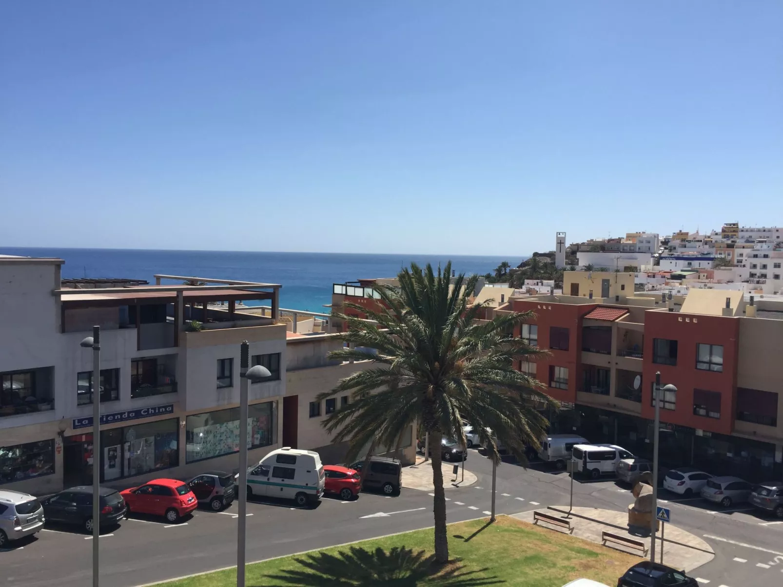 Strandnahe Ferienwohnung in Morro Jable mit Garten-Draußen