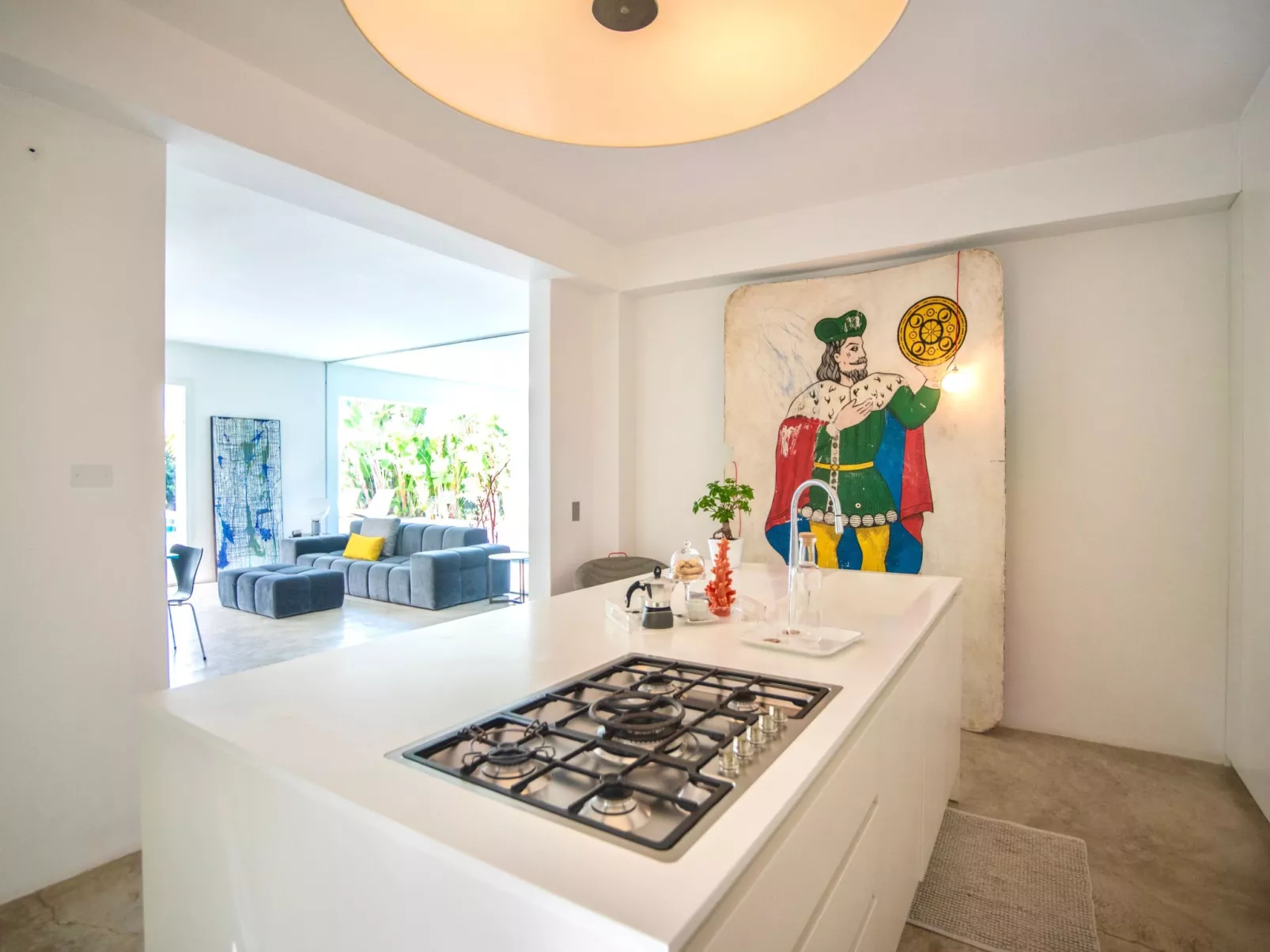 Villa Re di Denari in Terrasini-Drinnen