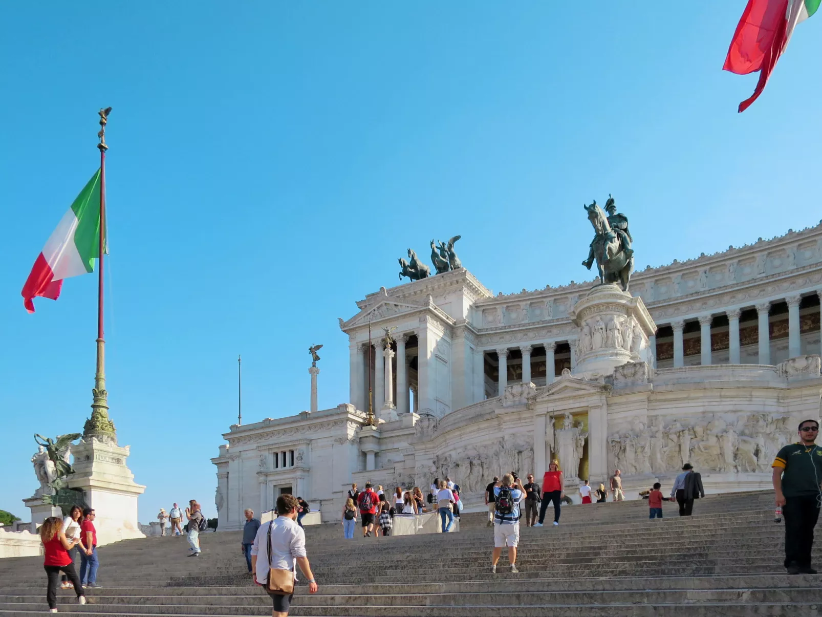 Spanische Treppe Rom Blick-Area