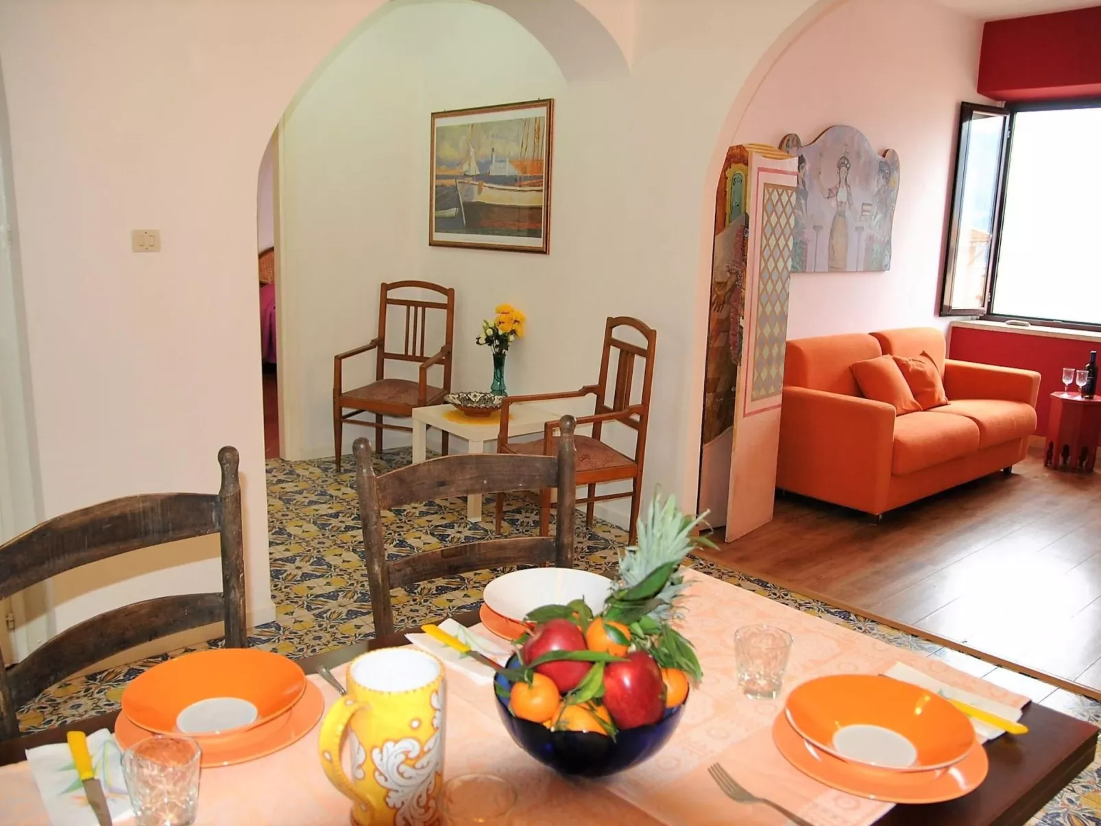 Wohnung Gaeta Medievale mit Panoramablick-Drinnen