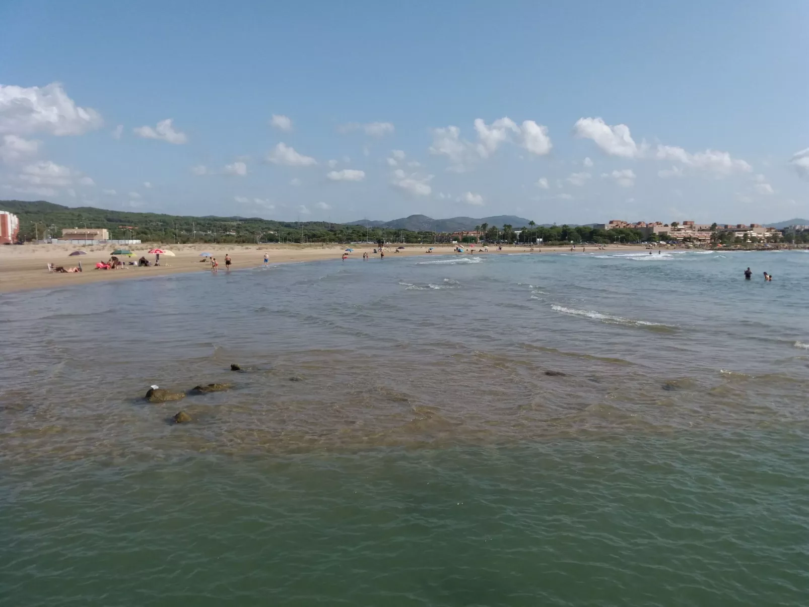 Chalet 'Vista Cunit' mit privatem Pool-Draußen
