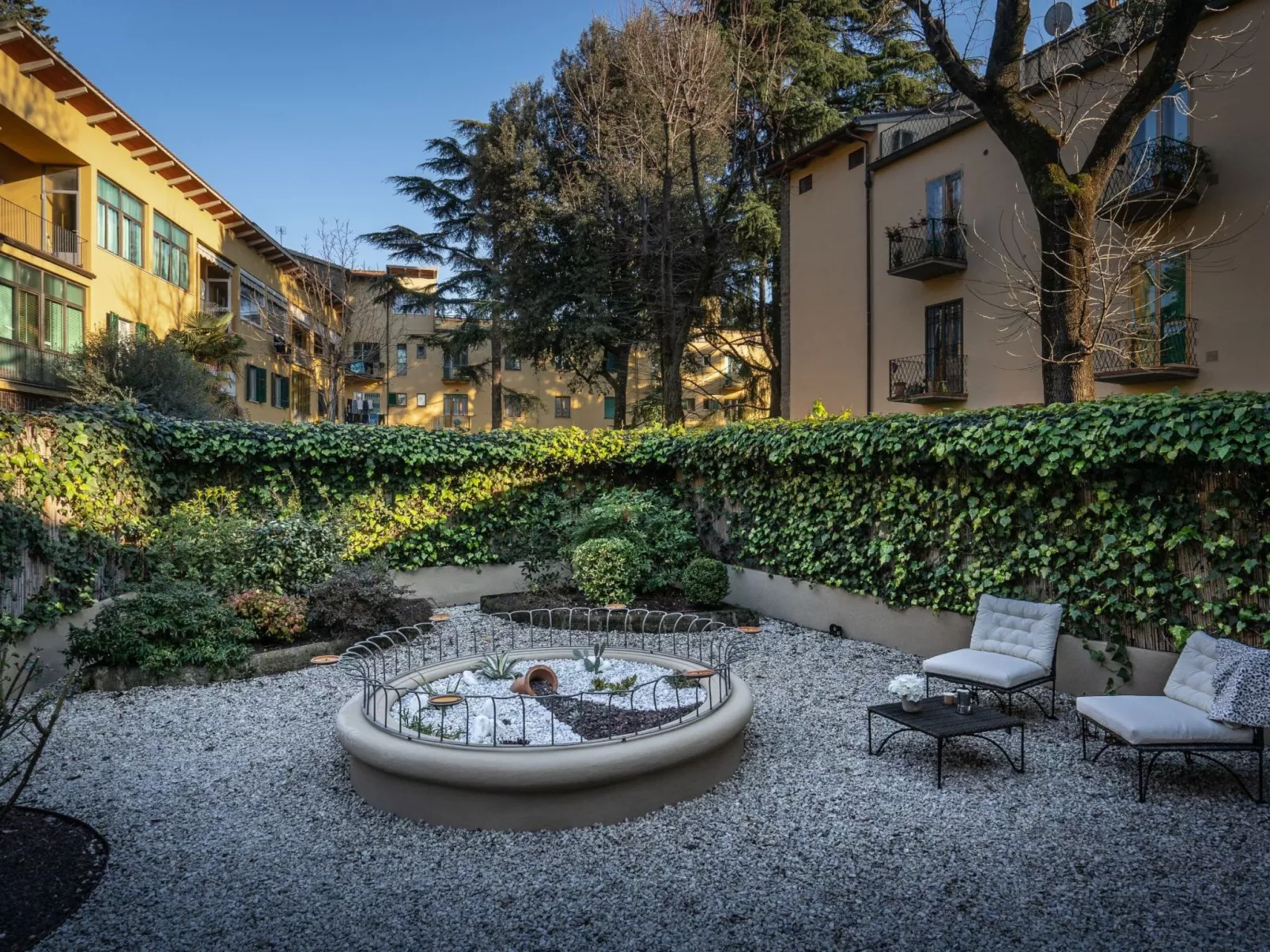 Garten' Ferienwohnung mit privatem Garten-Outside