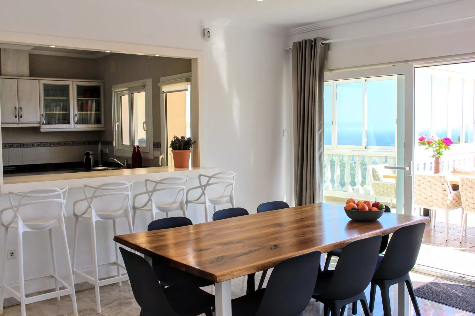 Luxe villa in Javea met panoramisch uitzicht-Salle à manger