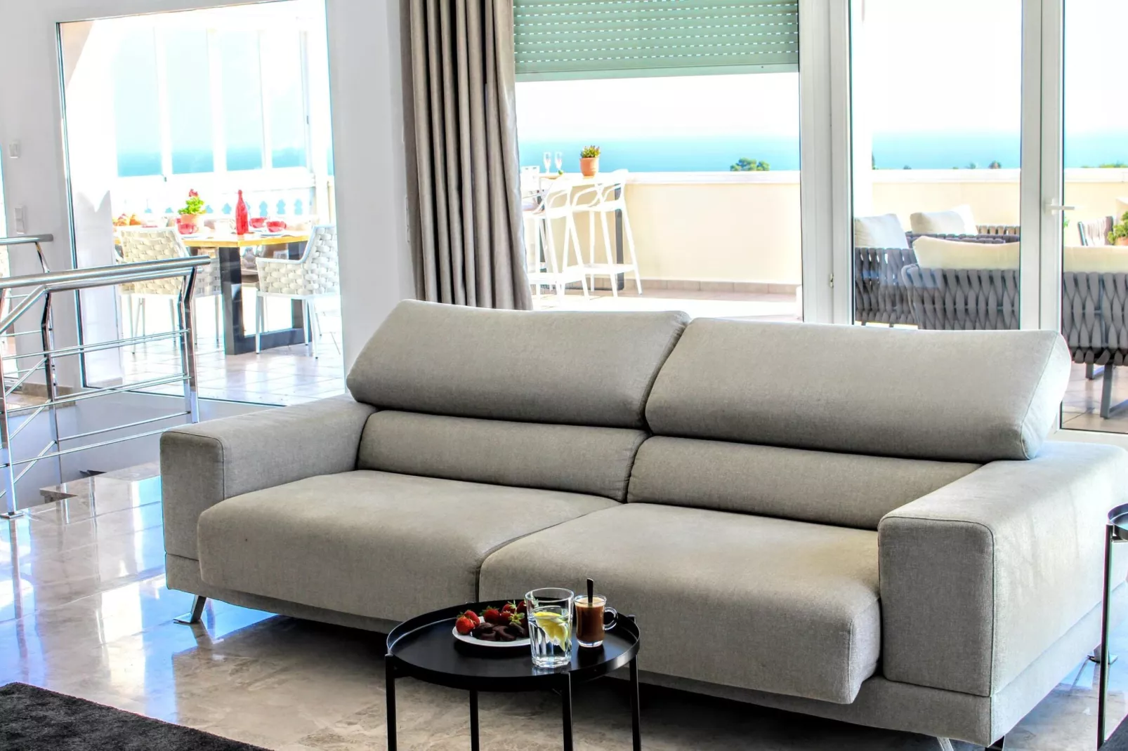 Luxe villa in Javea met panoramisch uitzicht-Salon