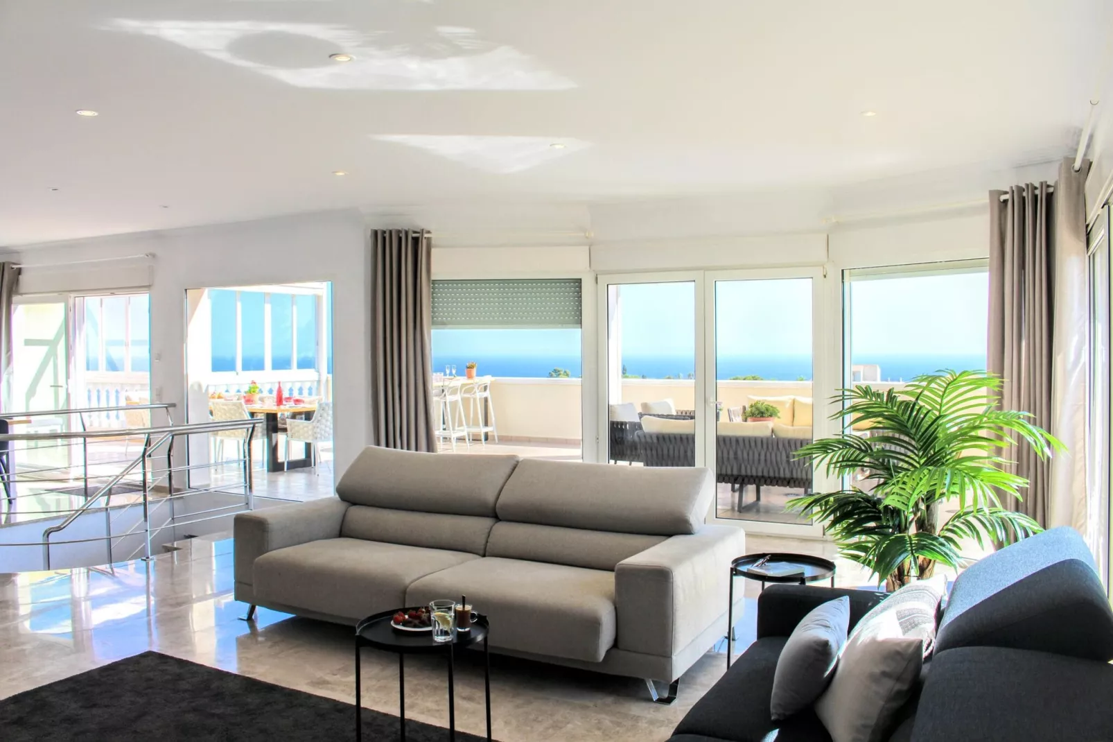 Luxe villa in Javea met panoramisch uitzicht-Salon