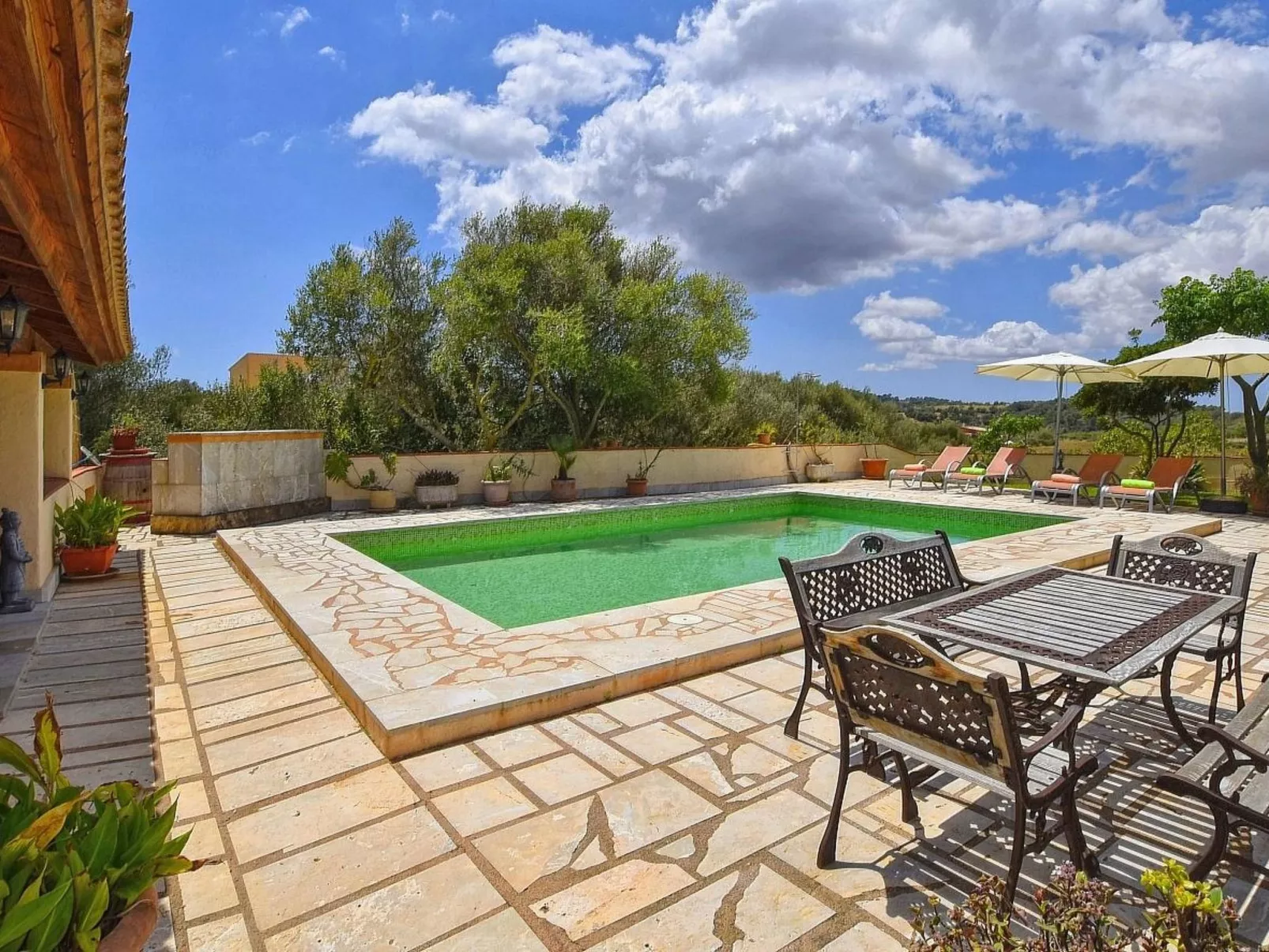 Finca Son Macia ruhige Lage Schwimmbad und Klimaanlage-Draußen