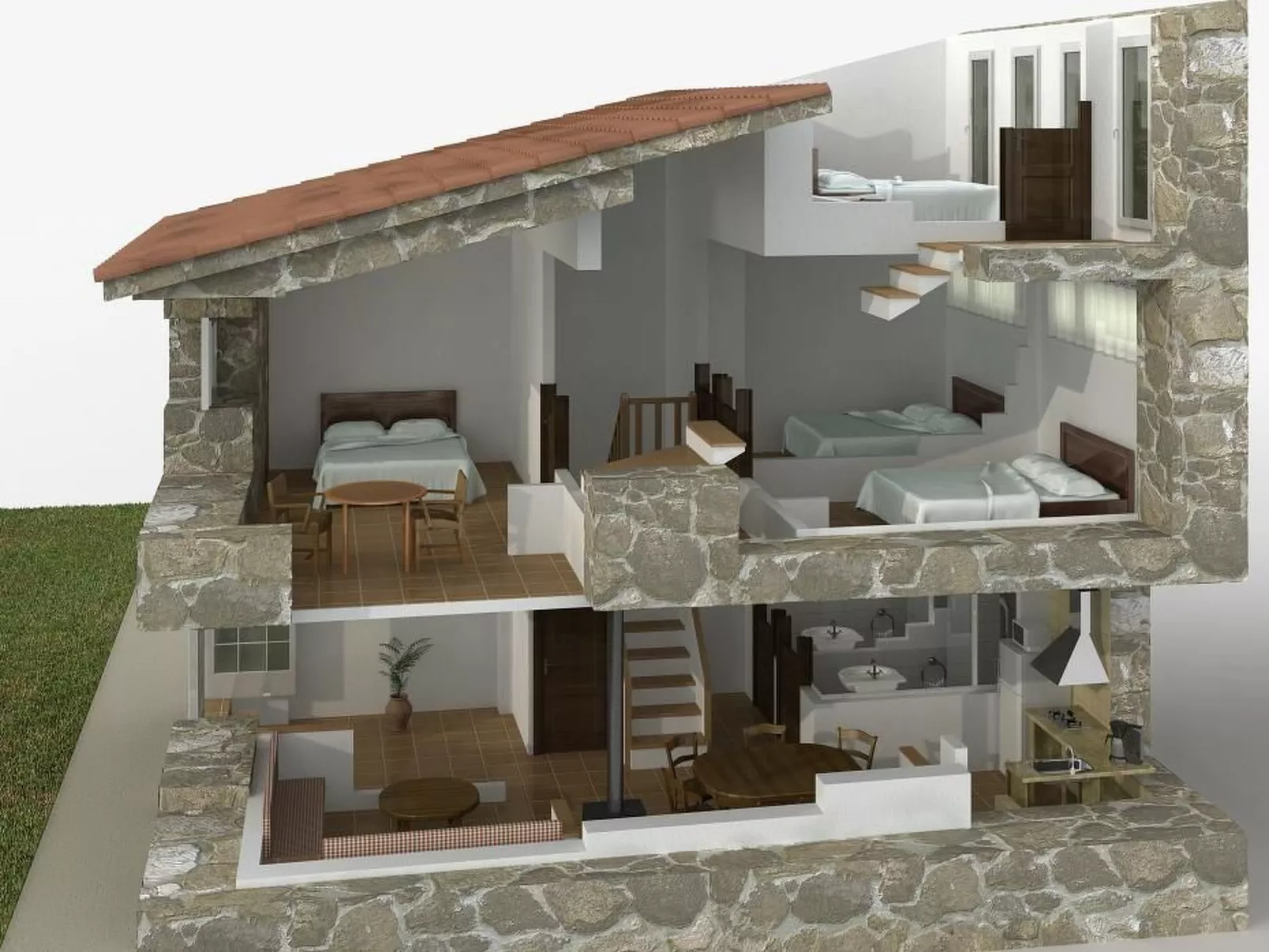 Mit Wasserblick-Inside