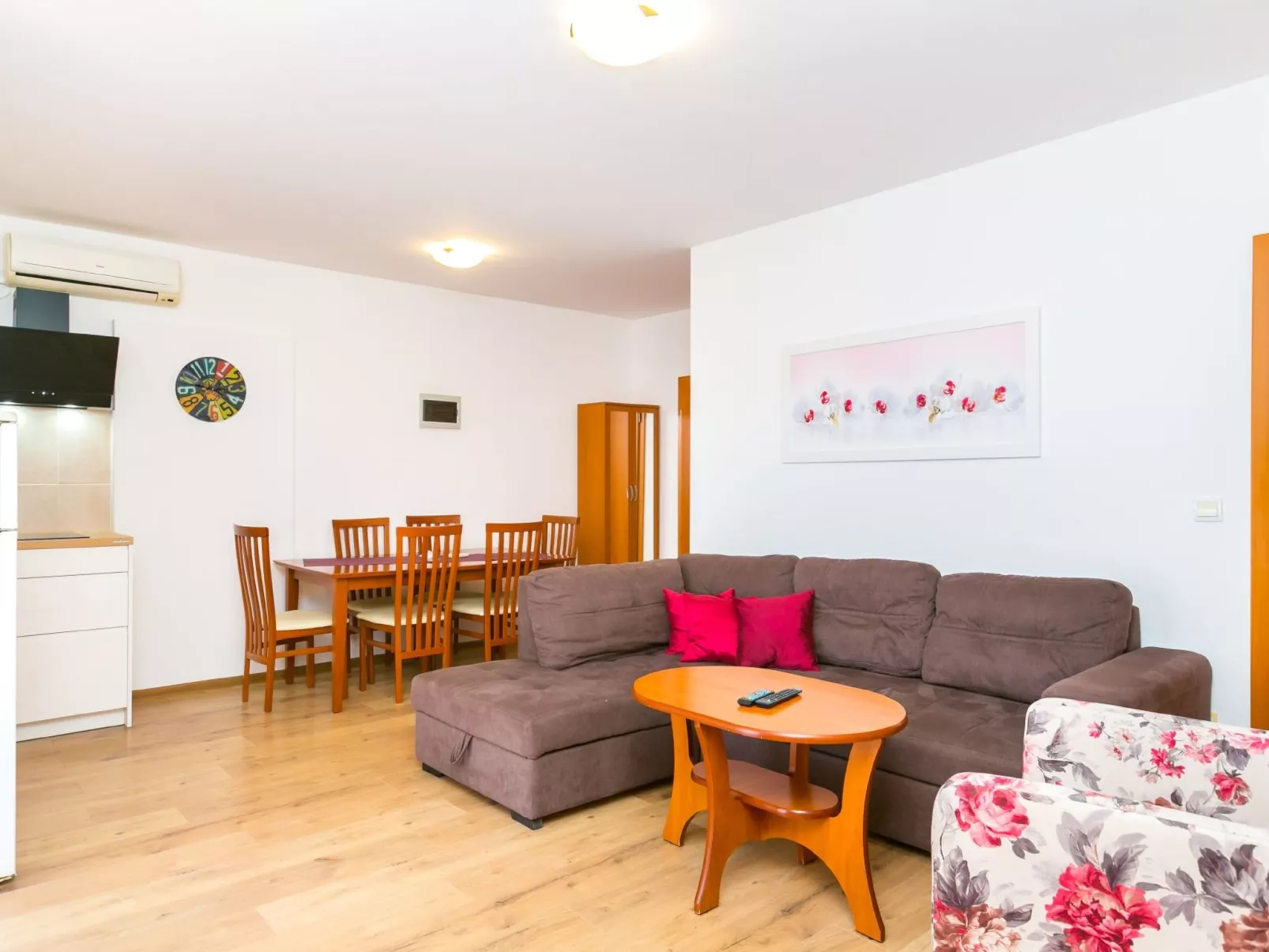 Angenehme Wohnung mit Terrasse und Barbecue