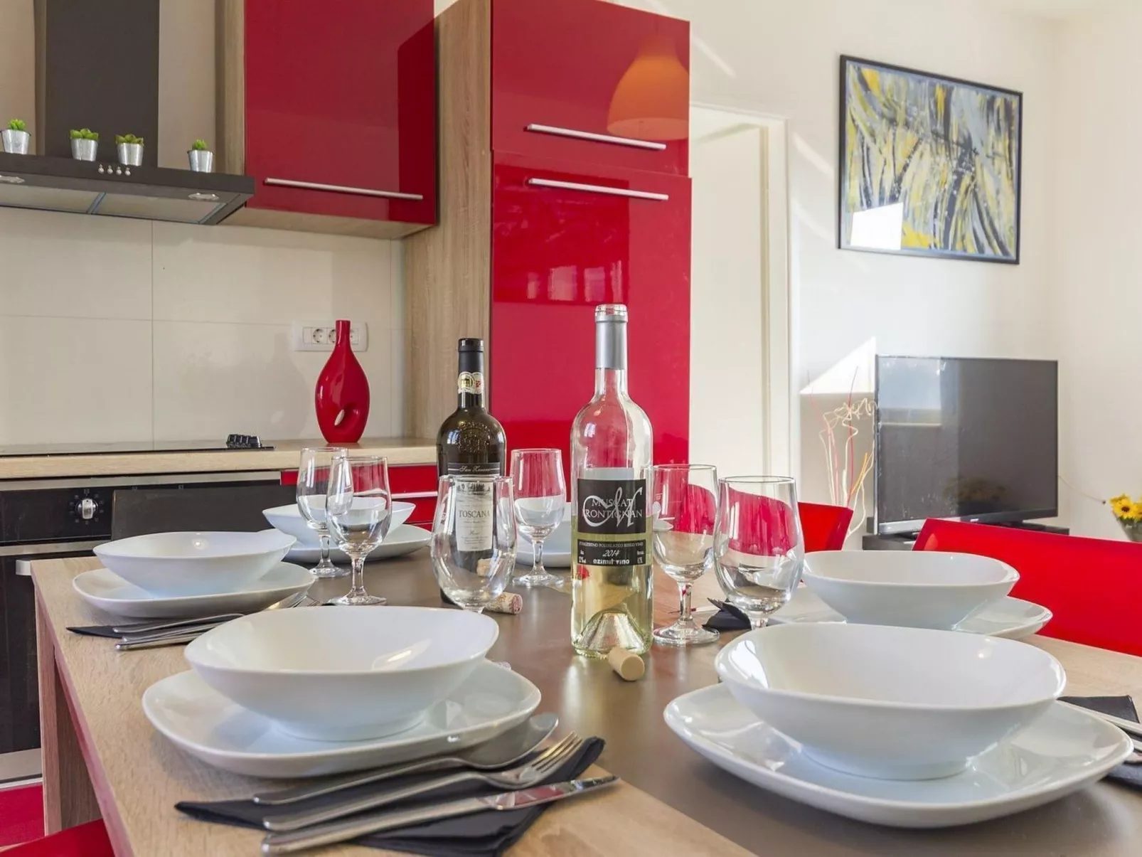 Villa Agneza mit Garten, Pool und Pavillon-Drinnen