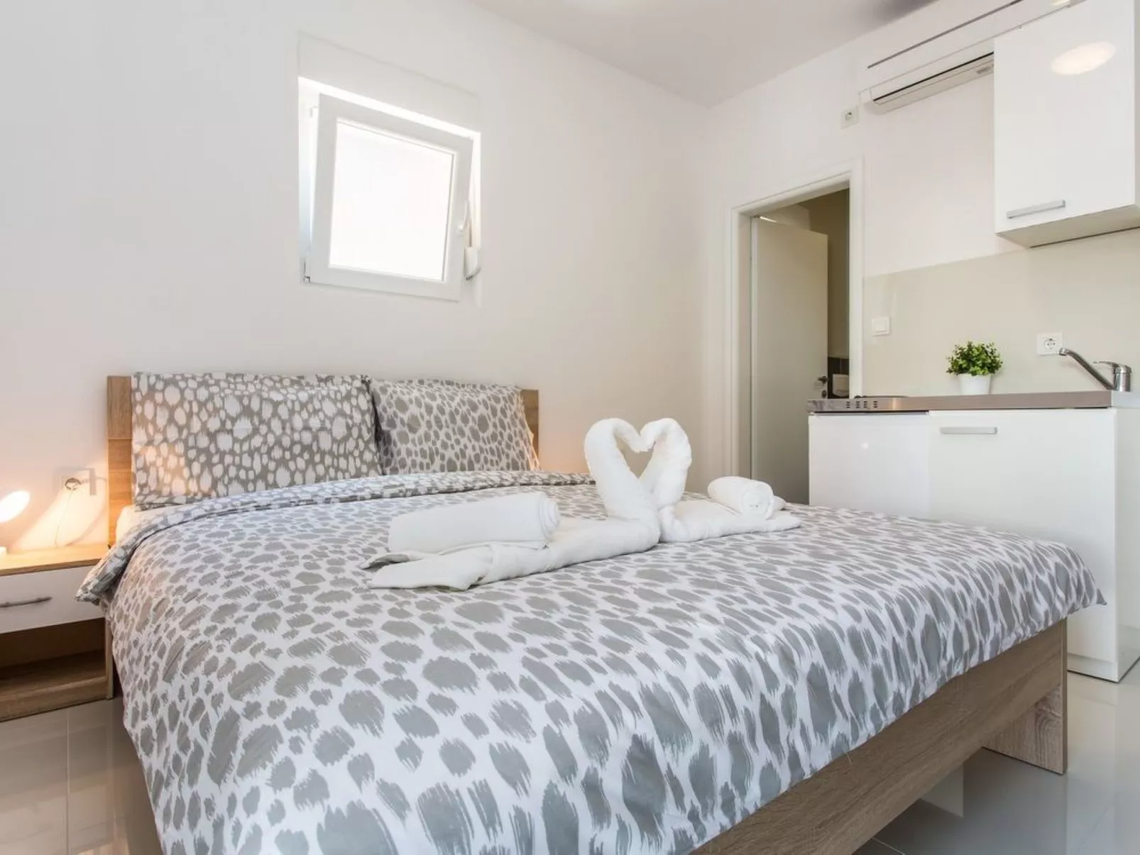 In Baška mit Eigenem Balkon