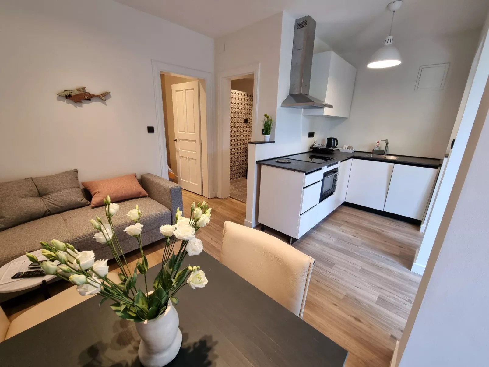 Wohnung für 3 Personen in der Nähe des Stadtzentrums-Dedans