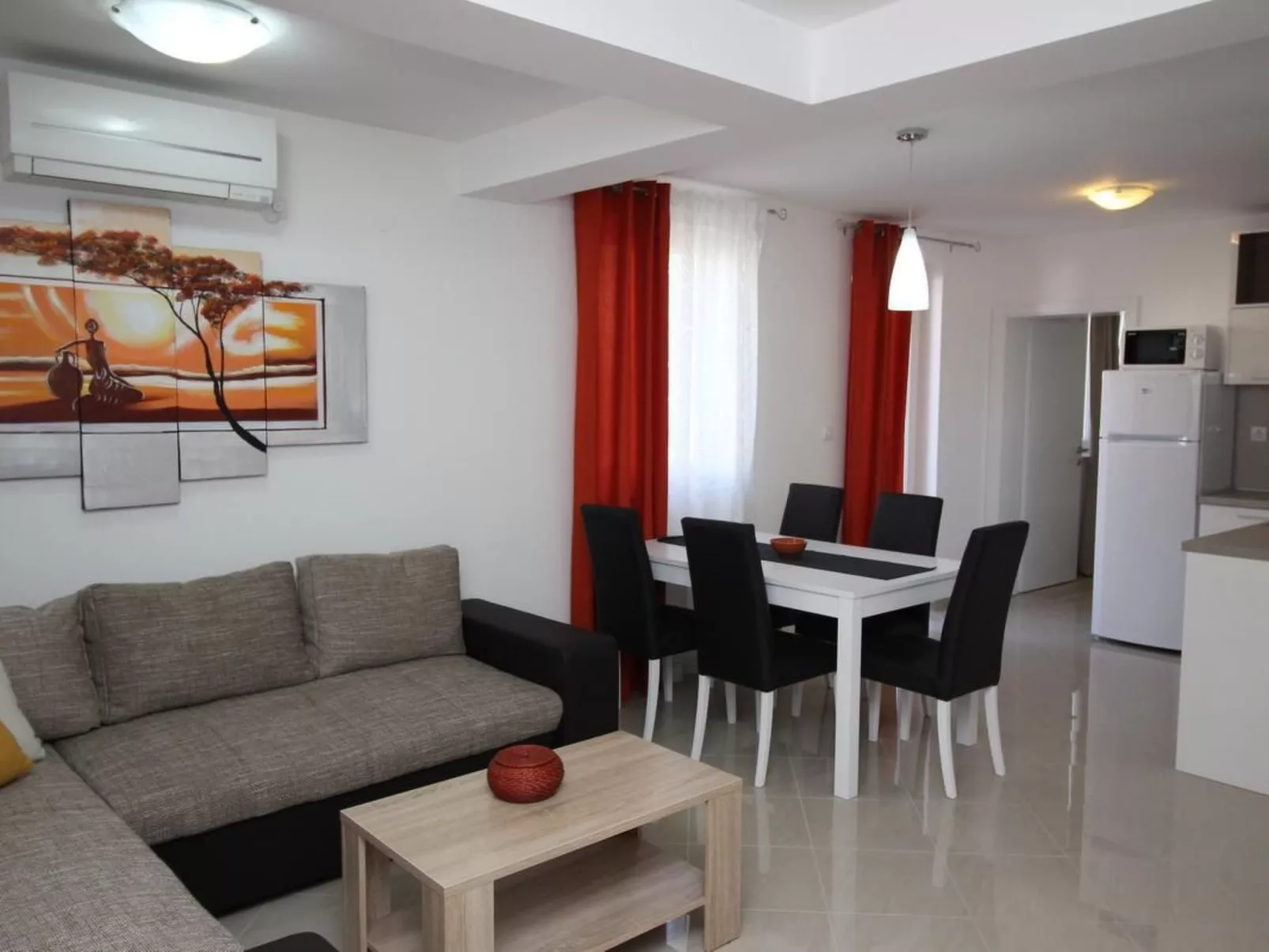 Tolles Appartement in Baška mit Eigener Terrasse-Dedans