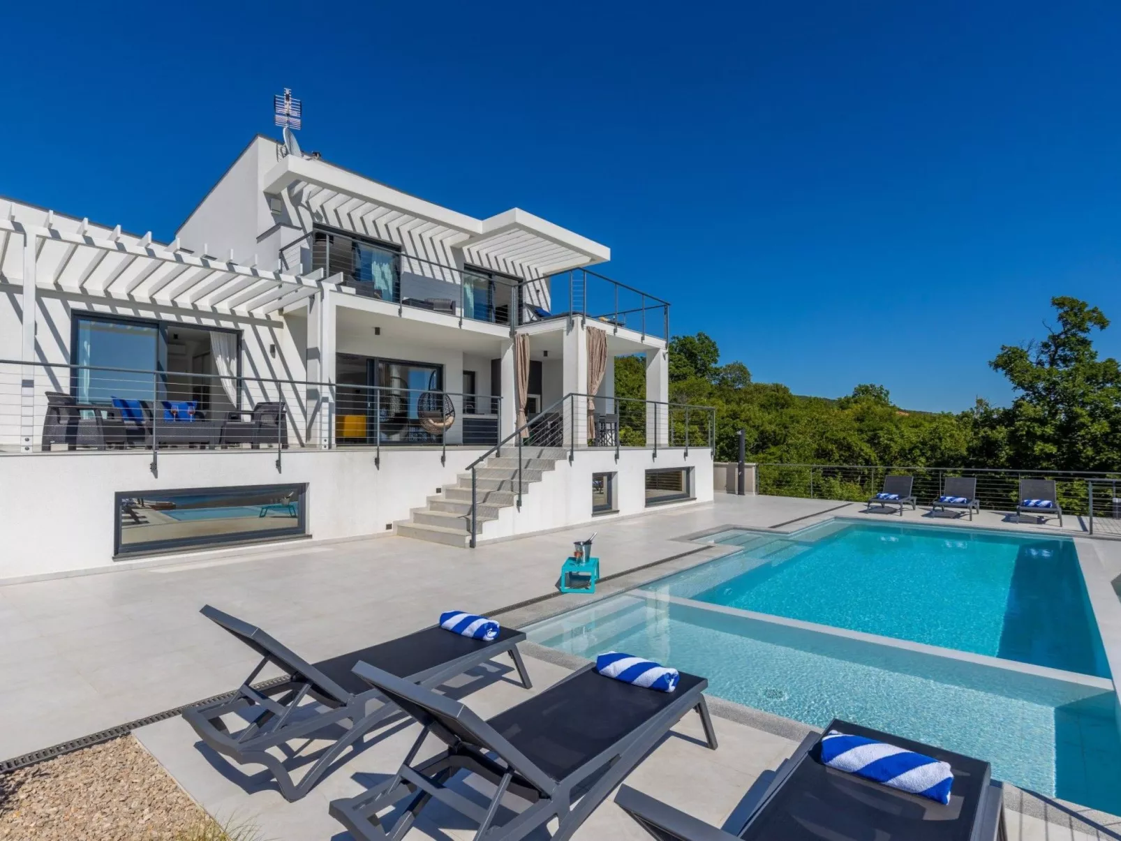 Villa Visum für 7 Personen in Srika, Kvarner Bucht-Dehors