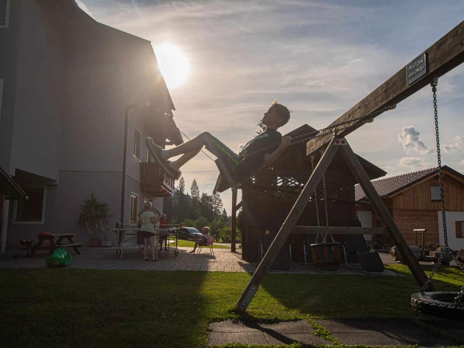 In Gemeinde Hermagor-Pressegger See mit Terrasse, Grill und Garten-Draußen