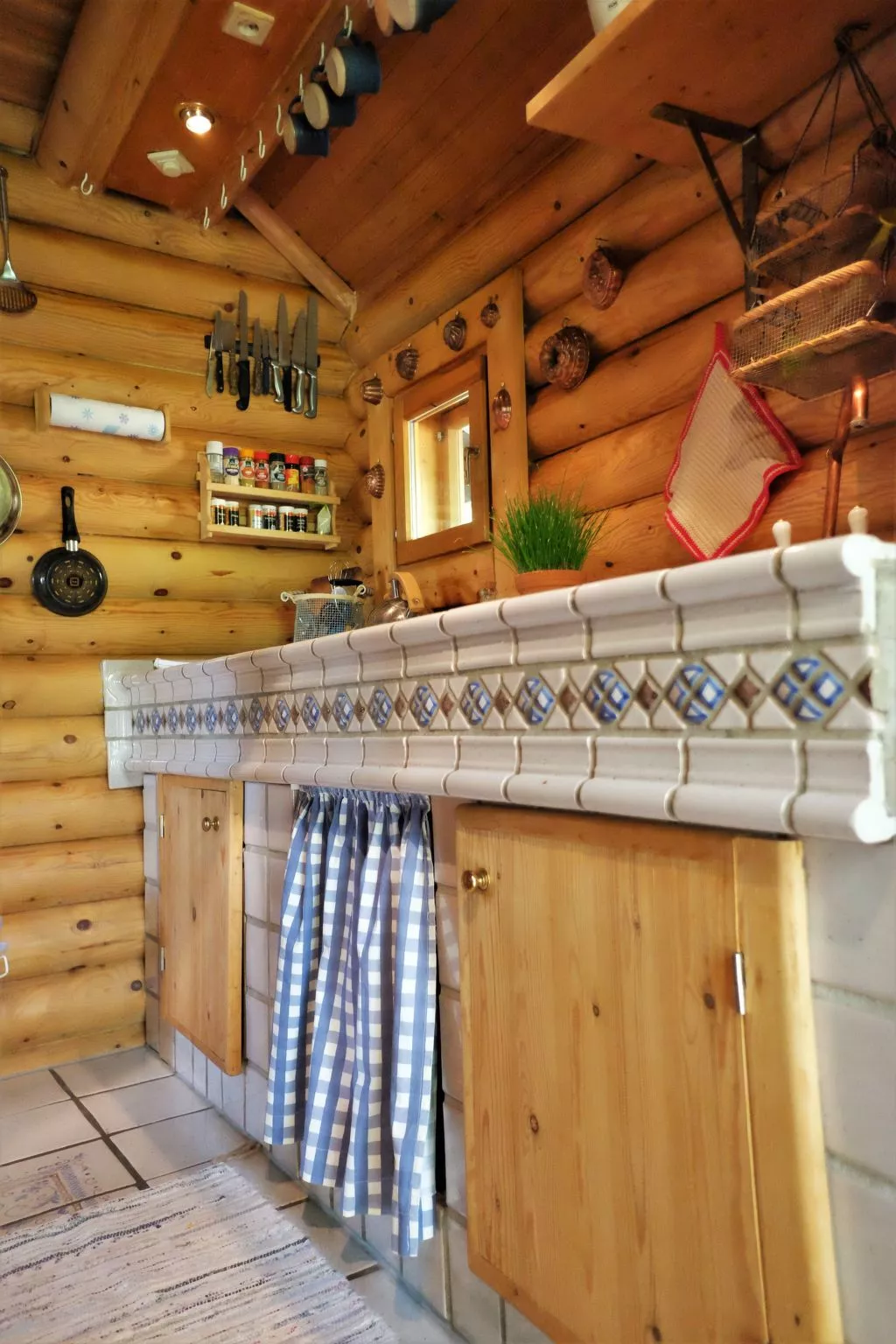 Finnisches Holzhaus-Draußen