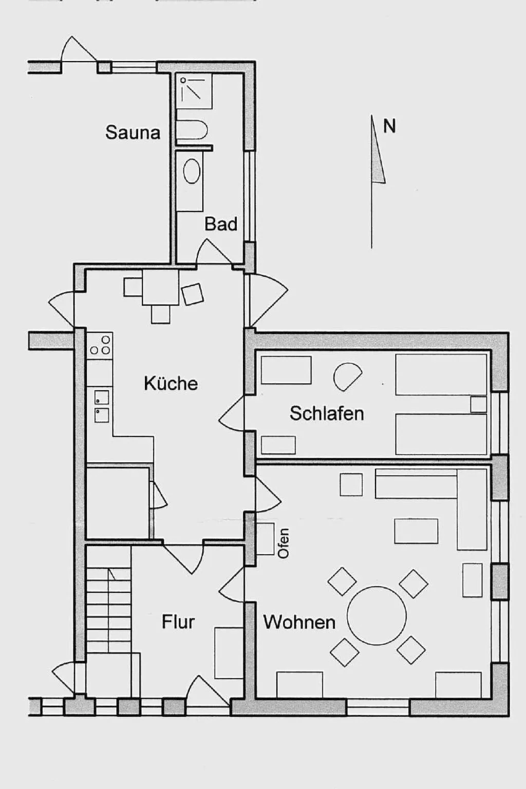 Landlust, Stadtnah -  Fewo im ehemaligem Bauernh-Inside
